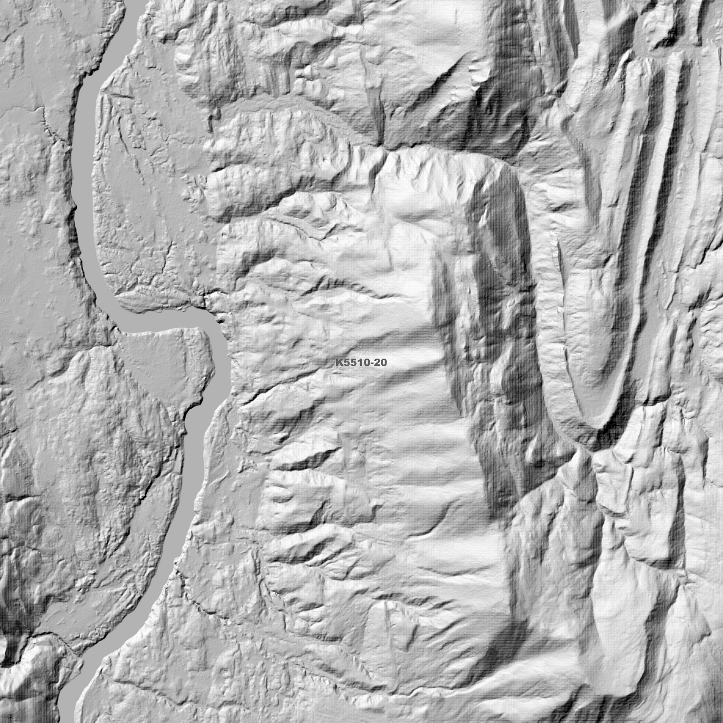 Freedoms Gate 1m Digital Elevation Model (K5510-20)