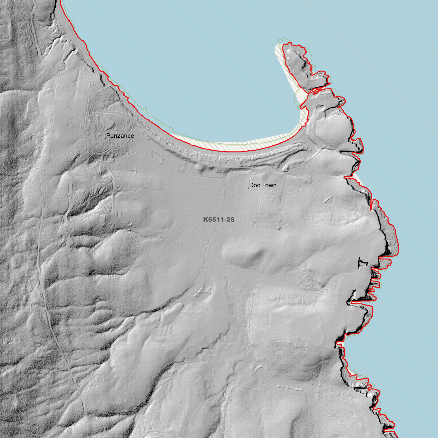Port Arthur 1m Digital Elevation Model (K5511-28)