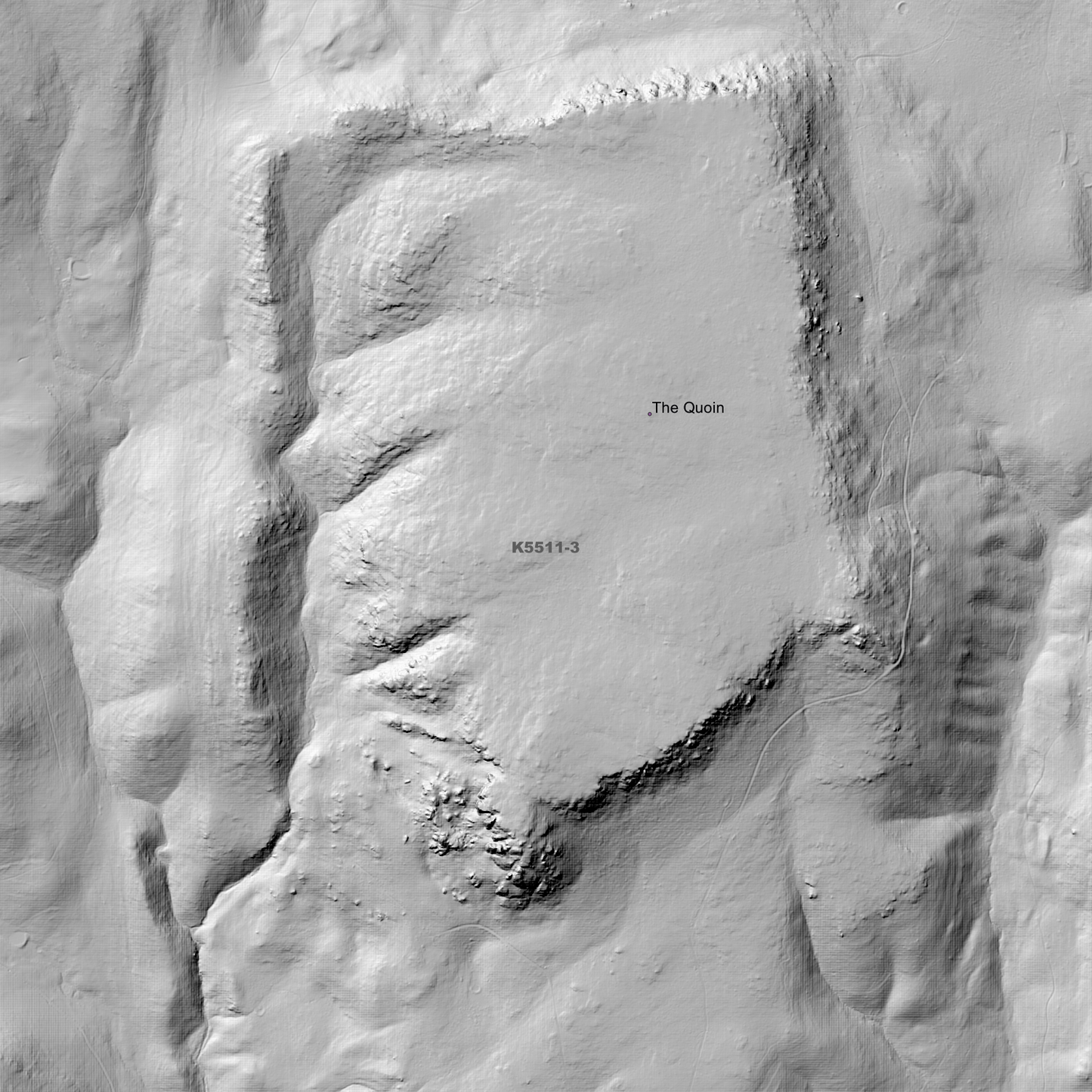 Quoin 1m Digital Elevation Model (K5511-3)