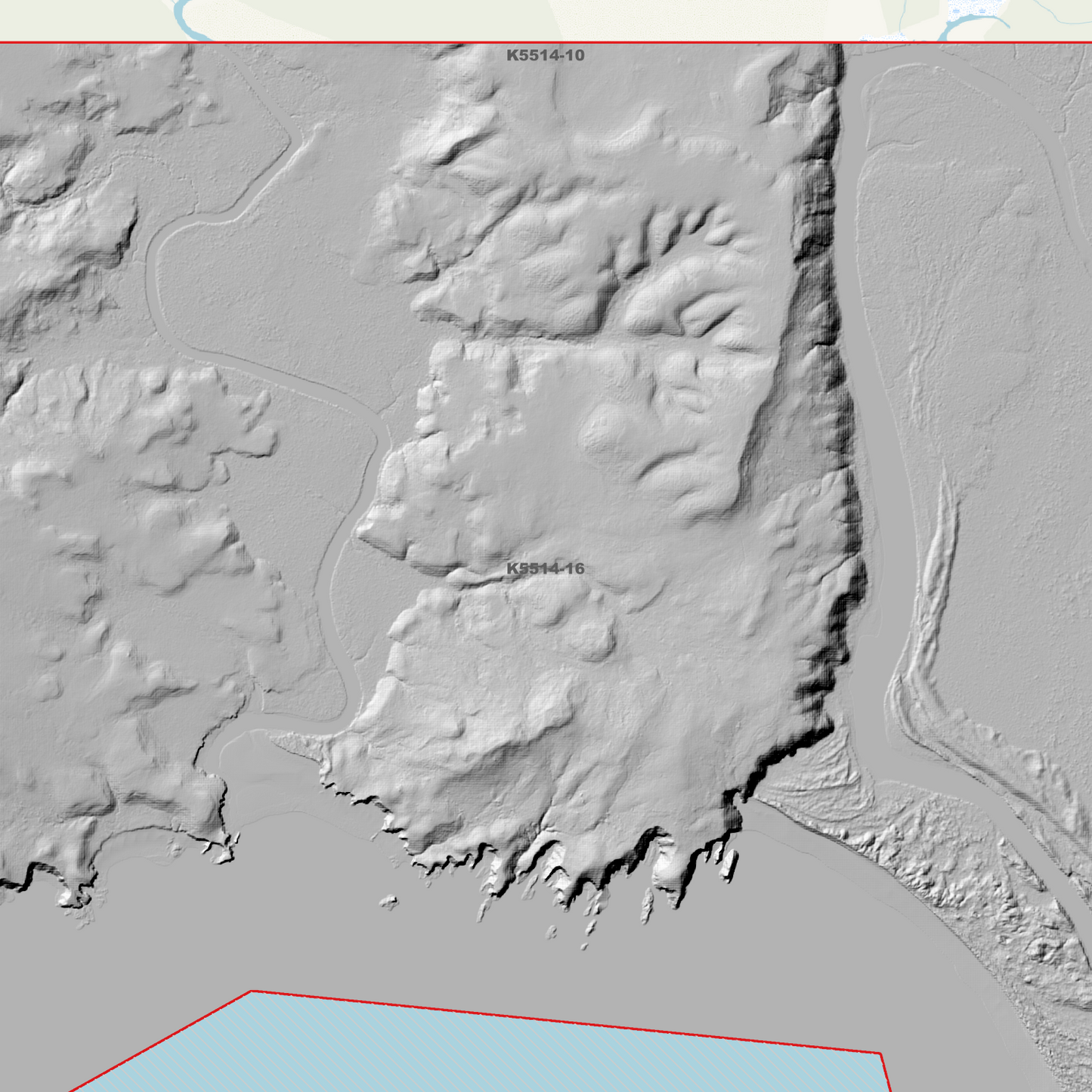 Louisa Bay 1m Digital Elevation Model (K5514-16)