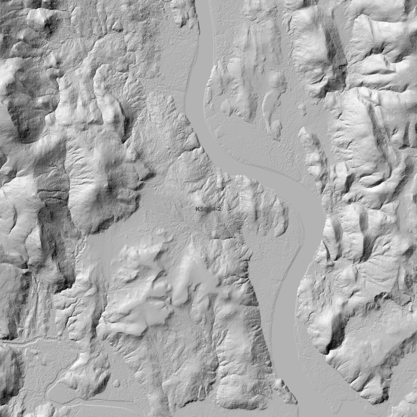 Davey Gorge 1m Digital Elevation Model (K5514-2)