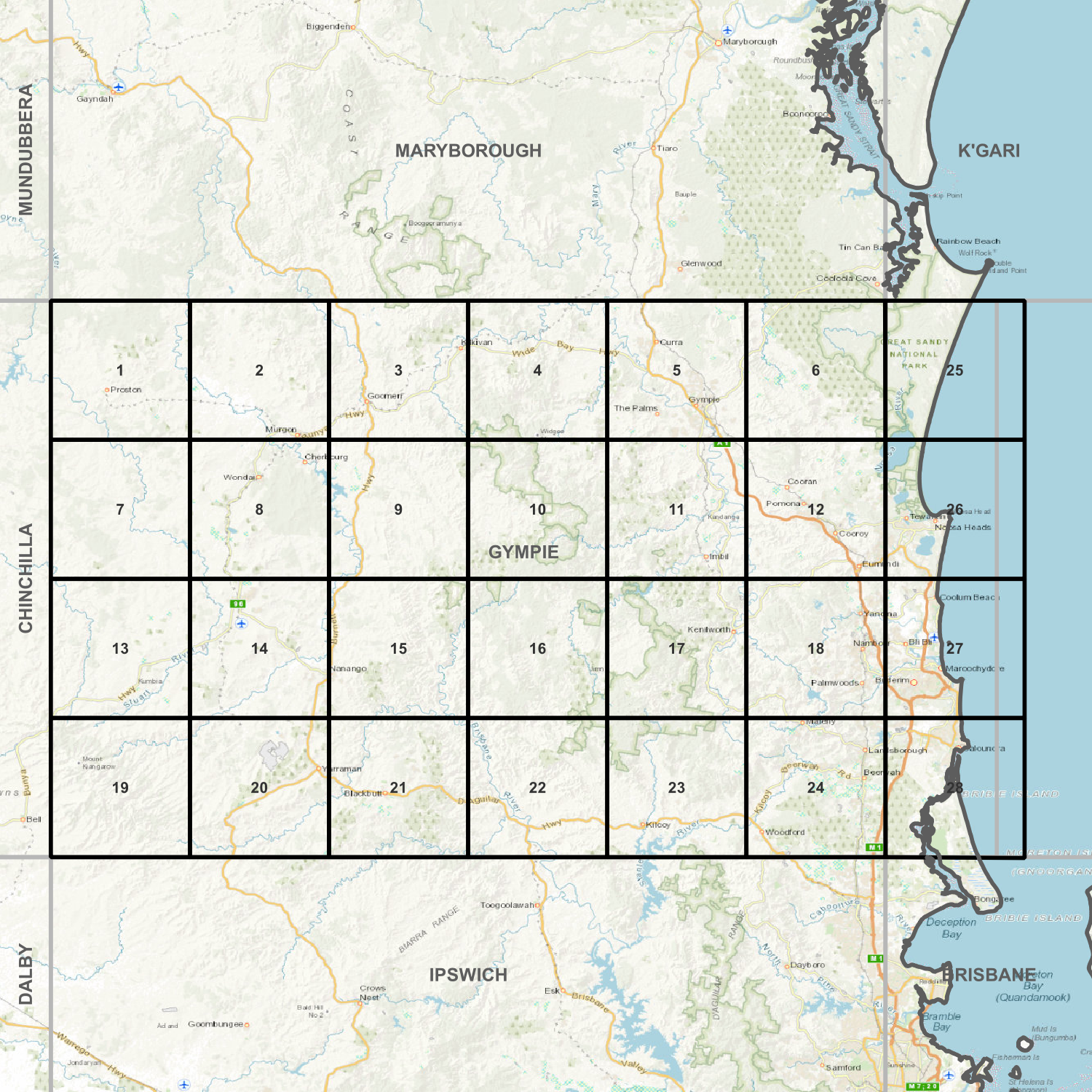 Gympie & Sunshine Coast QLD (G5610)