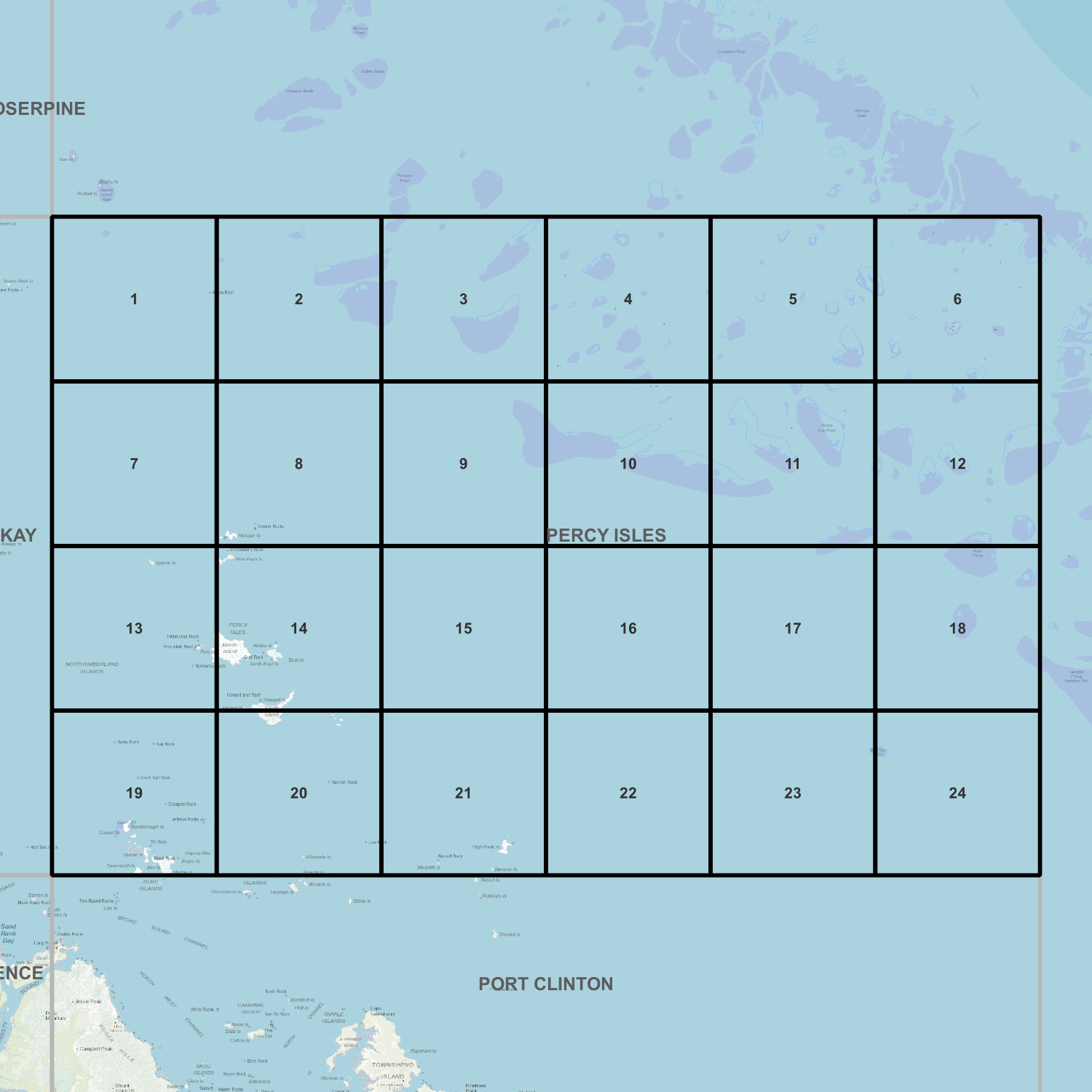 Percy Isles QLD (F5605)