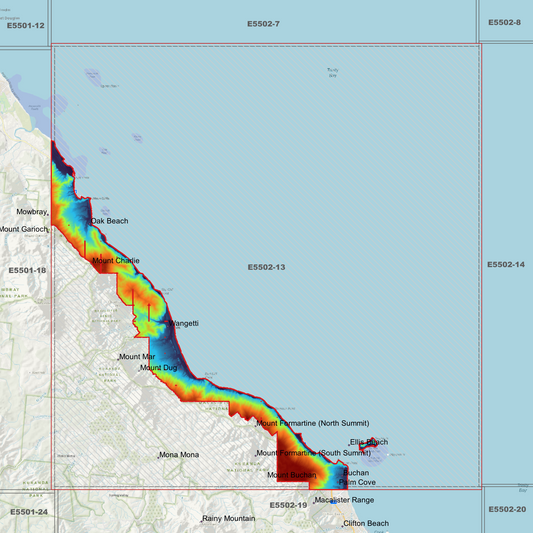 Palm Cove 1m Digital Elevation Model (E5502-13)