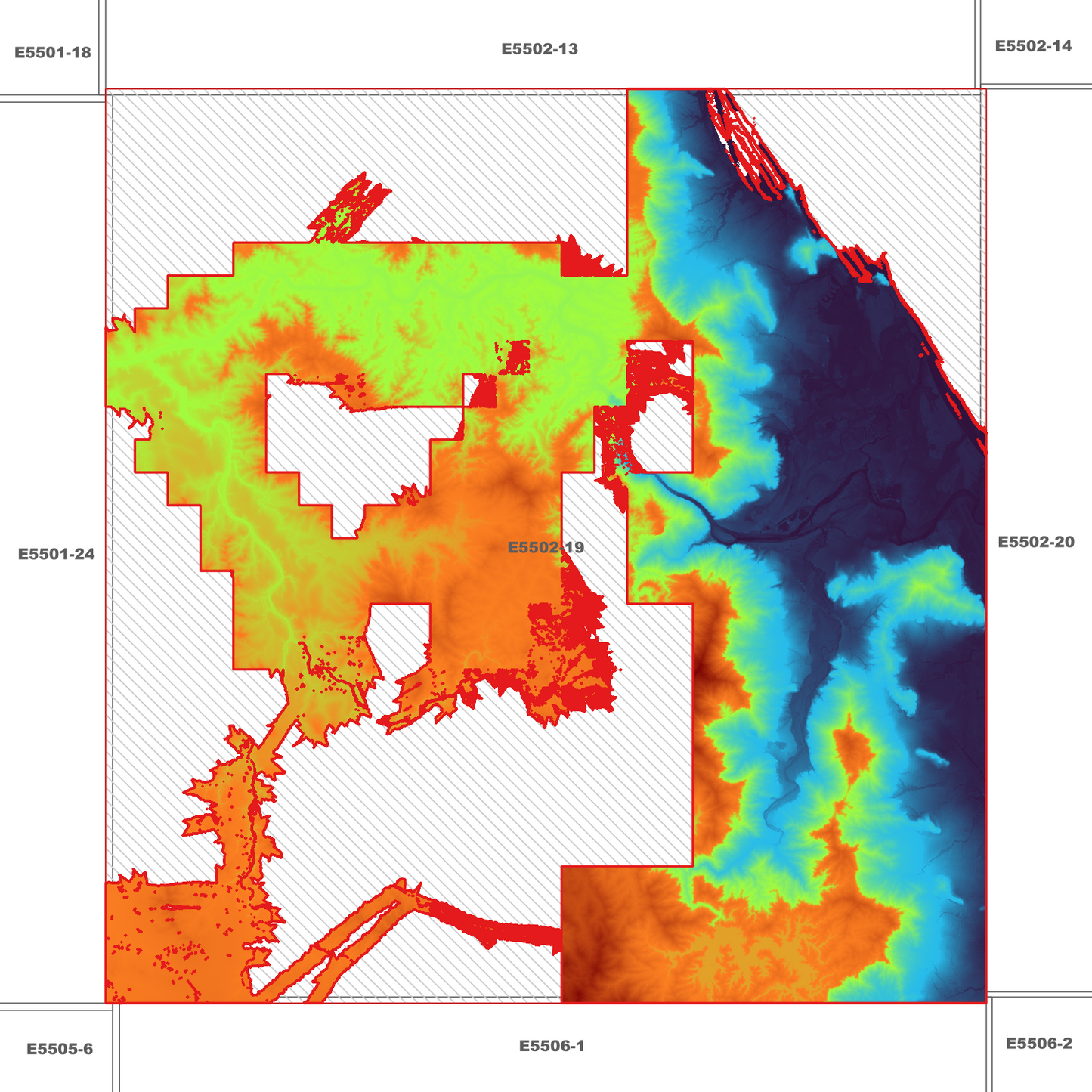 Barron 1m Digital Elevation Model (E5502-19)