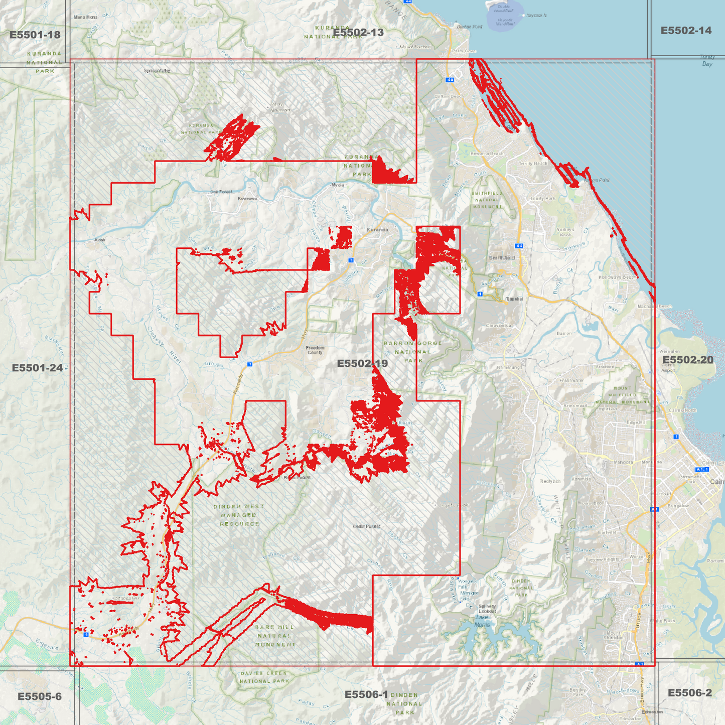 Barron 1m Digital Elevation Model (E5502-19)
