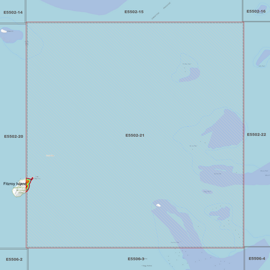 Fitzroy Island East 1m Digital Elevation Model (E5502-21)