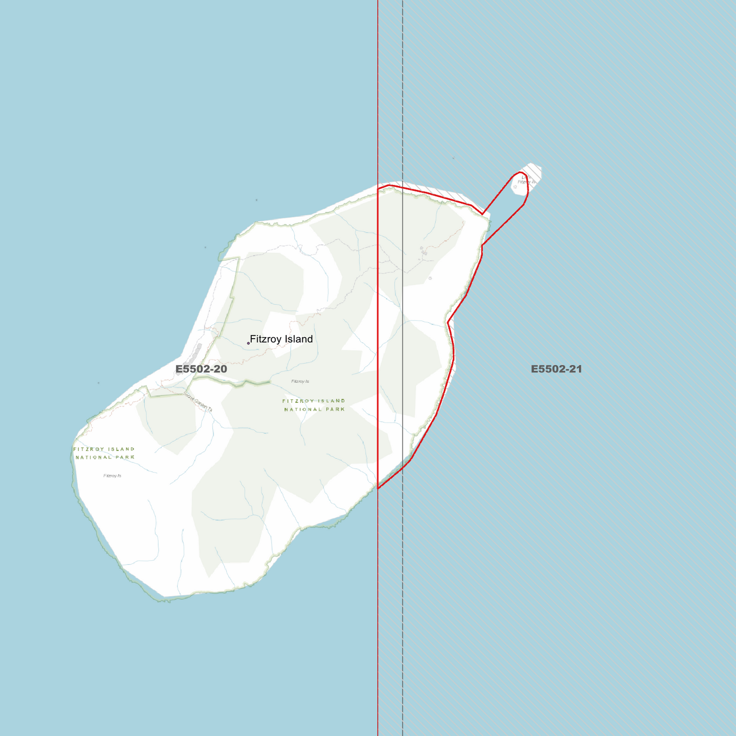 Fitzroy Island East 1m Digital Elevation Model (E5502-21)
