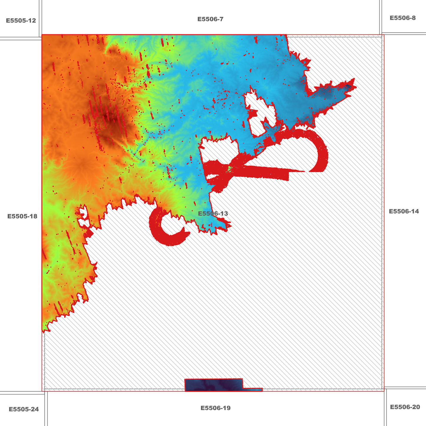 Millaa Millaa 1m Digital Elevation Model (E5506-13)
