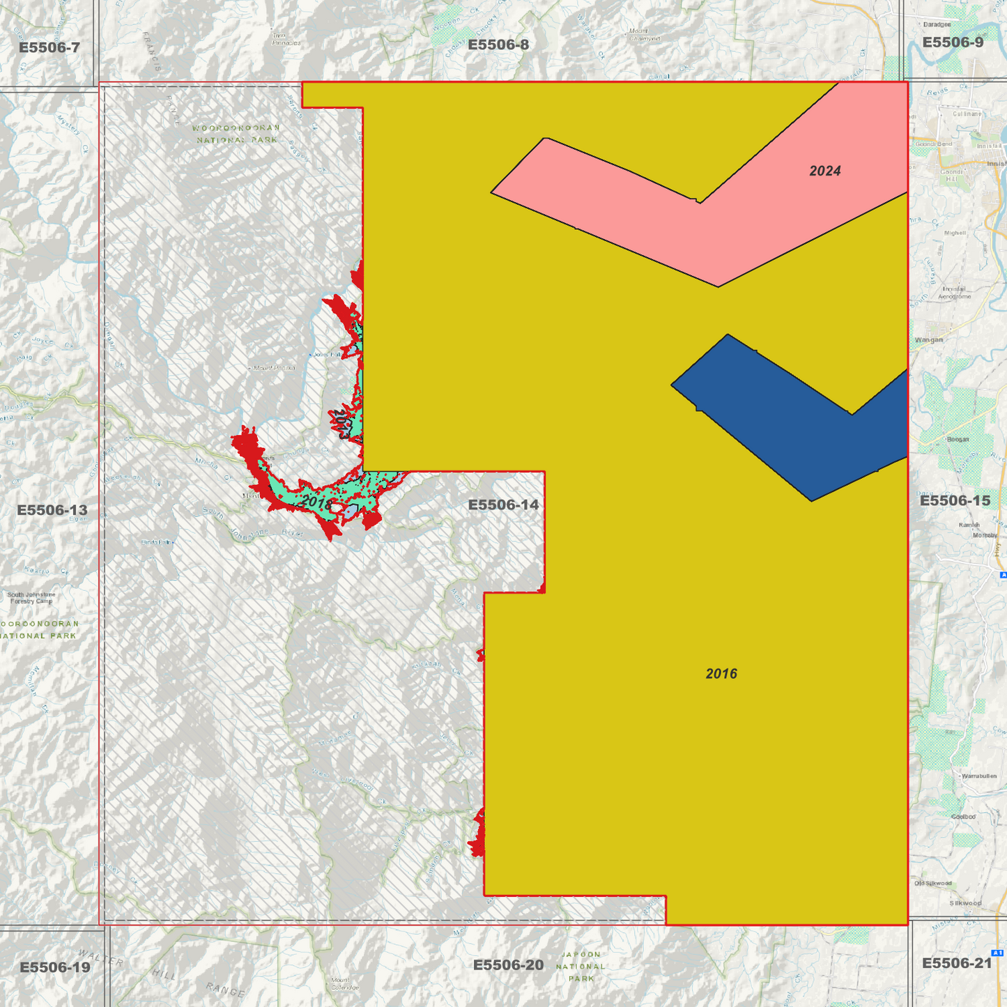 Nerada 1m Digital Elevation Model (E5506-14)