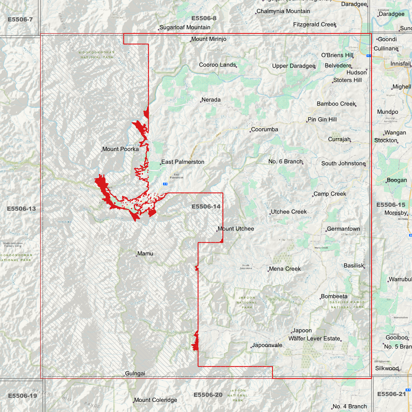 Nerada 1m Digital Elevation Model (E5506-14)