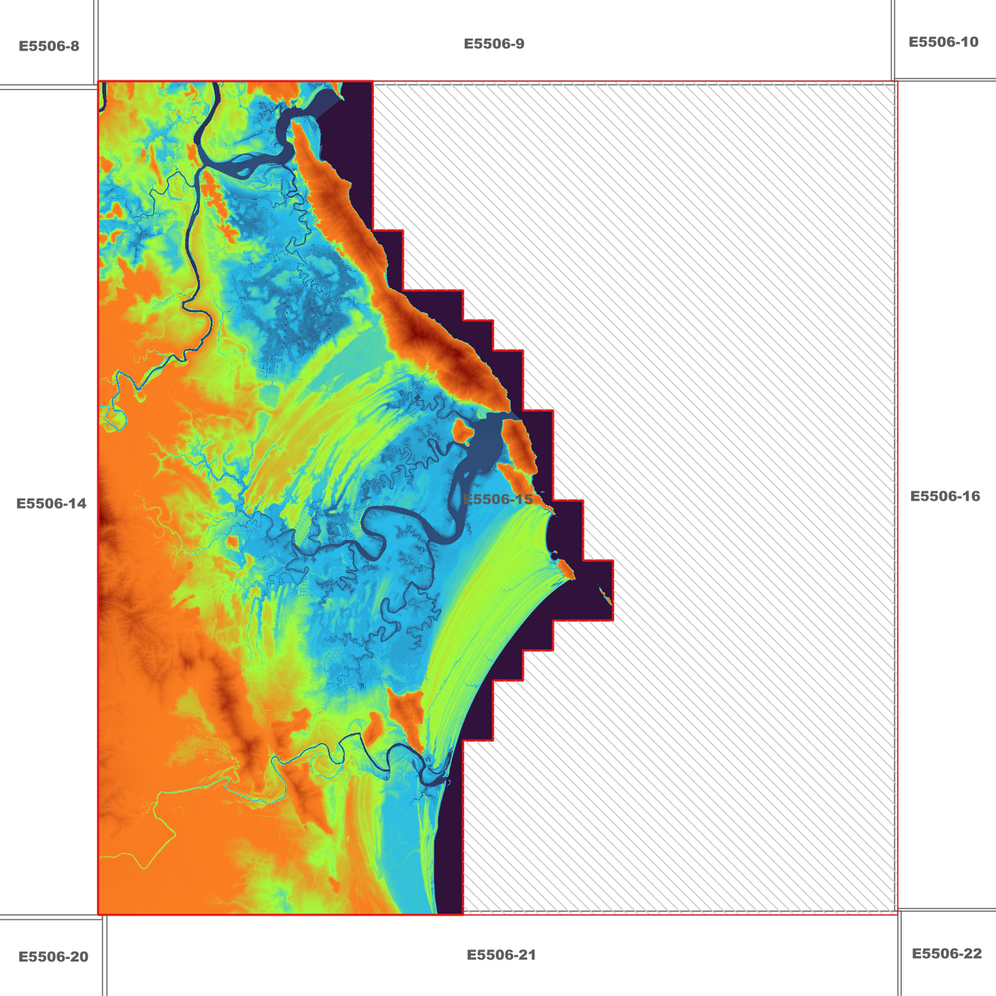 Innisfail 1m Digital Elevation Model (E5506-15)