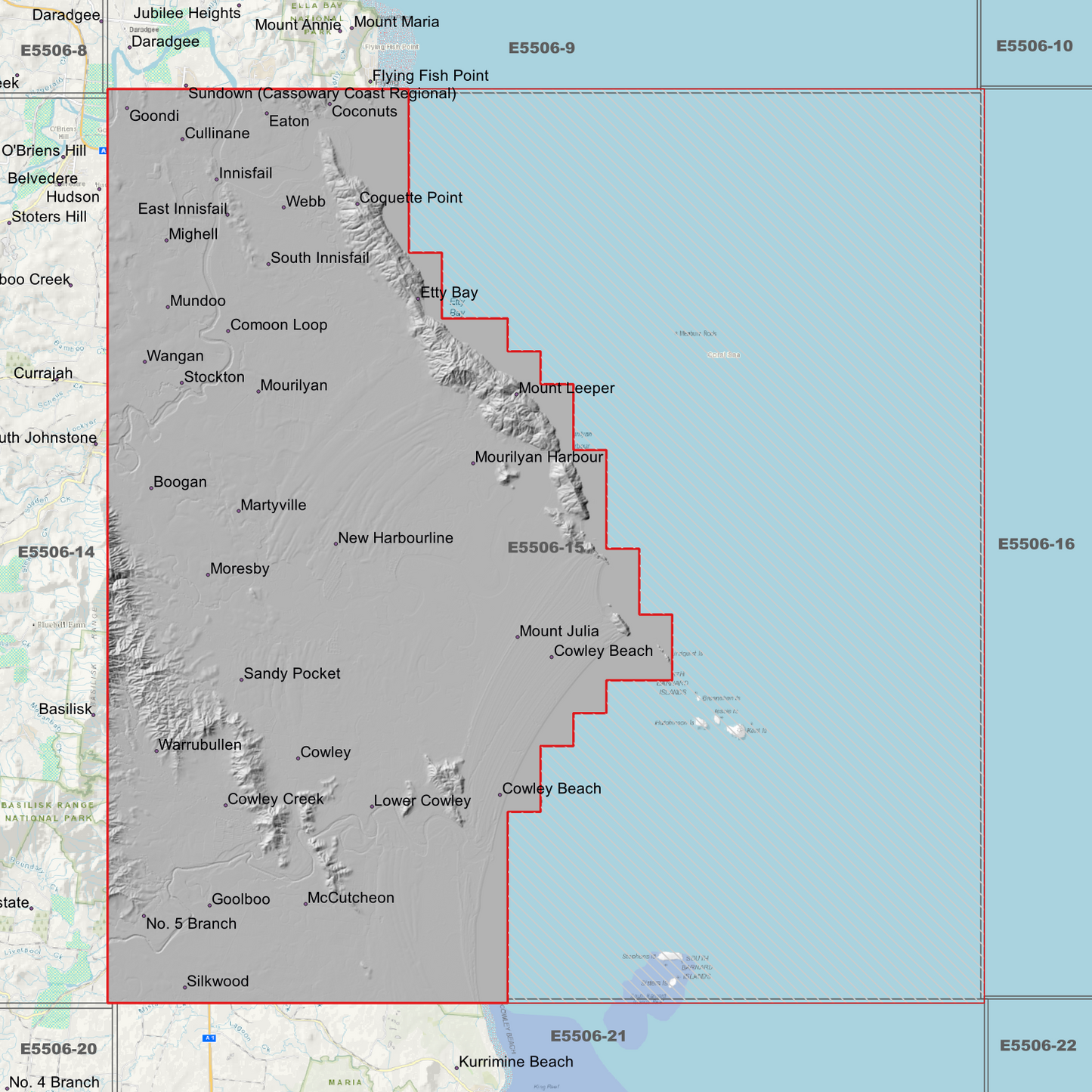 Innisfail 1m Digital Elevation Model (E5506-15)
