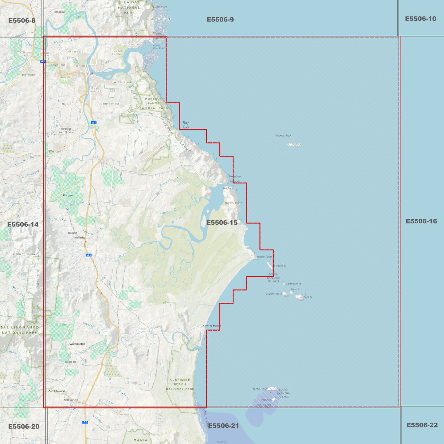Innisfail 1m Digital Elevation Model (E5506-15)