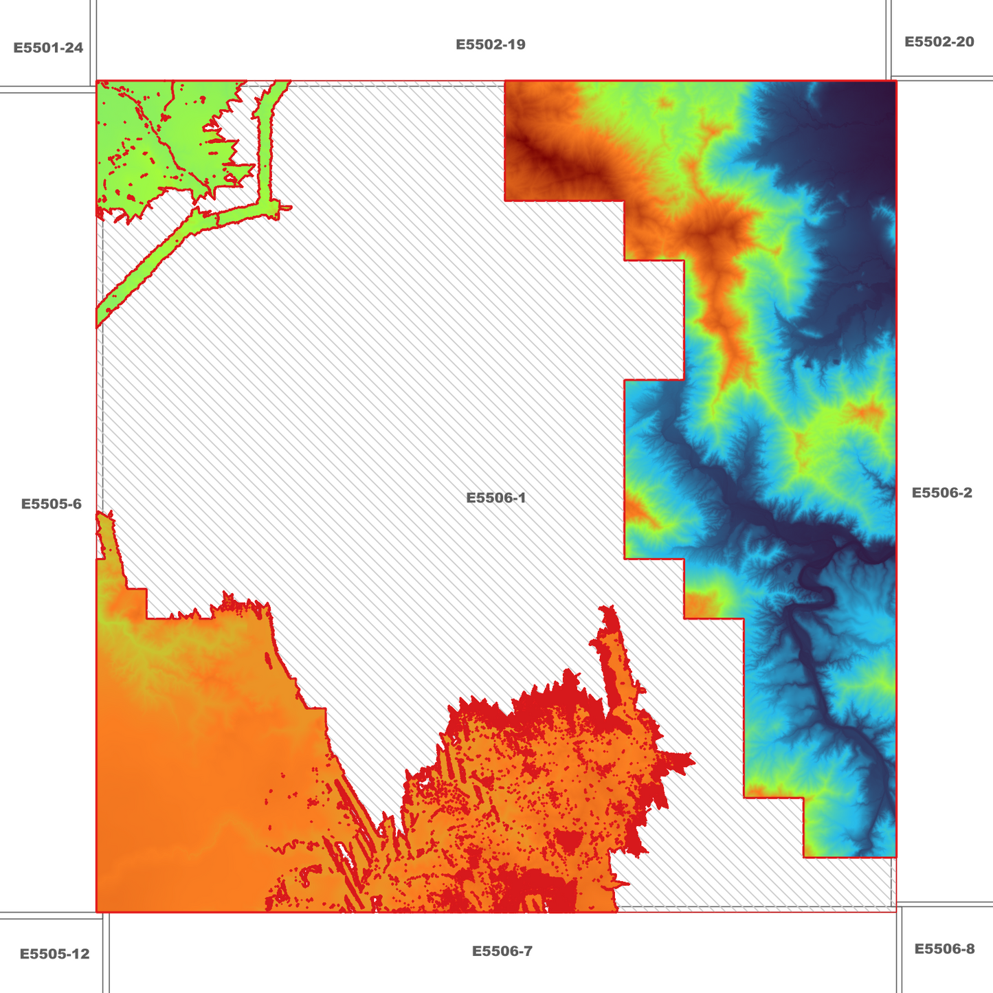Mareeba 1m Digital Elevation Model (E5506-1)