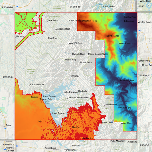 Mareeba 1m Digital Elevation Model (E5506-1)
