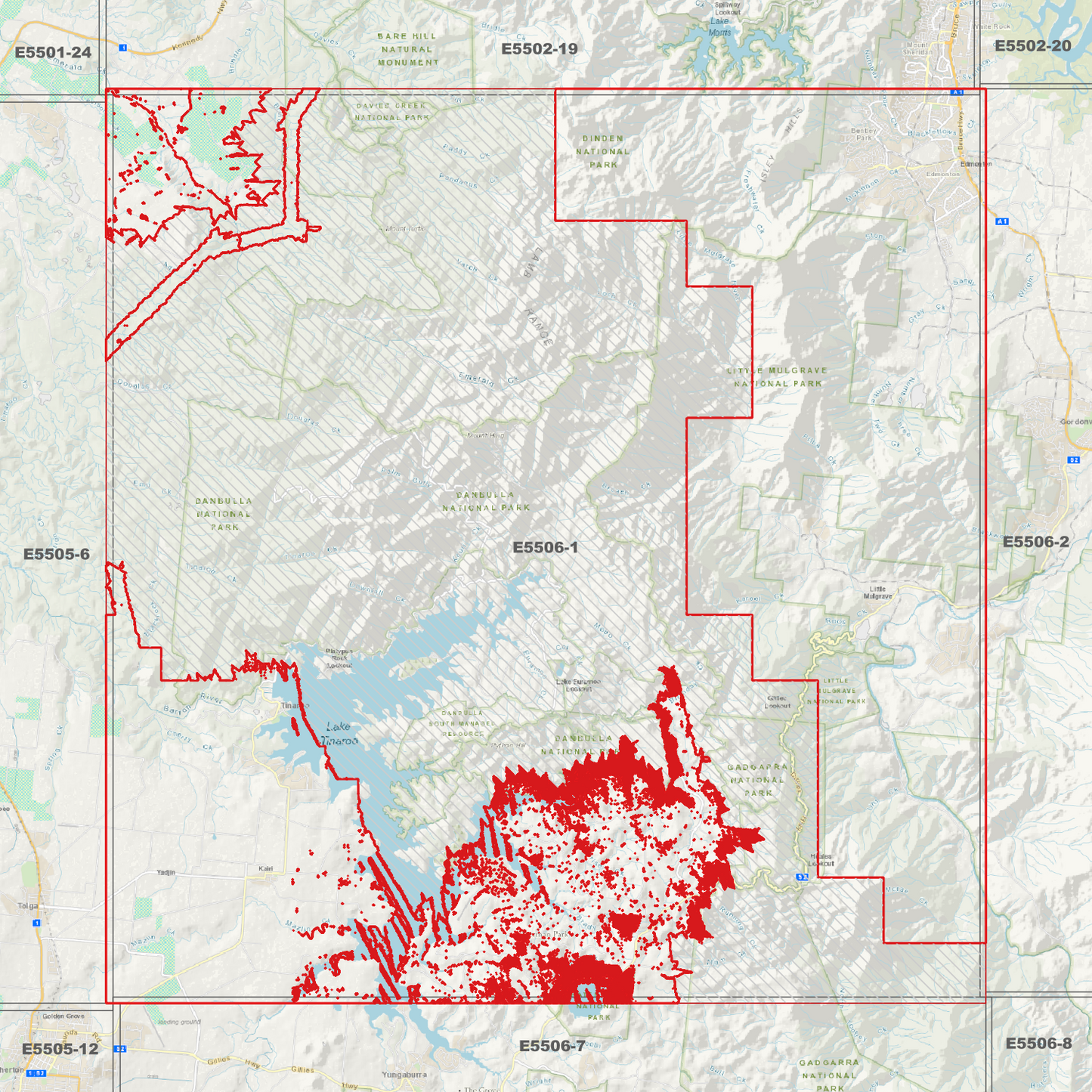 Mareeba 1m Digital Elevation Model (E5506-1)