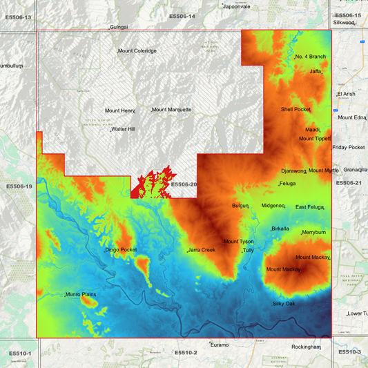 Tully 1m Digital Elevation Model (E5506-20)