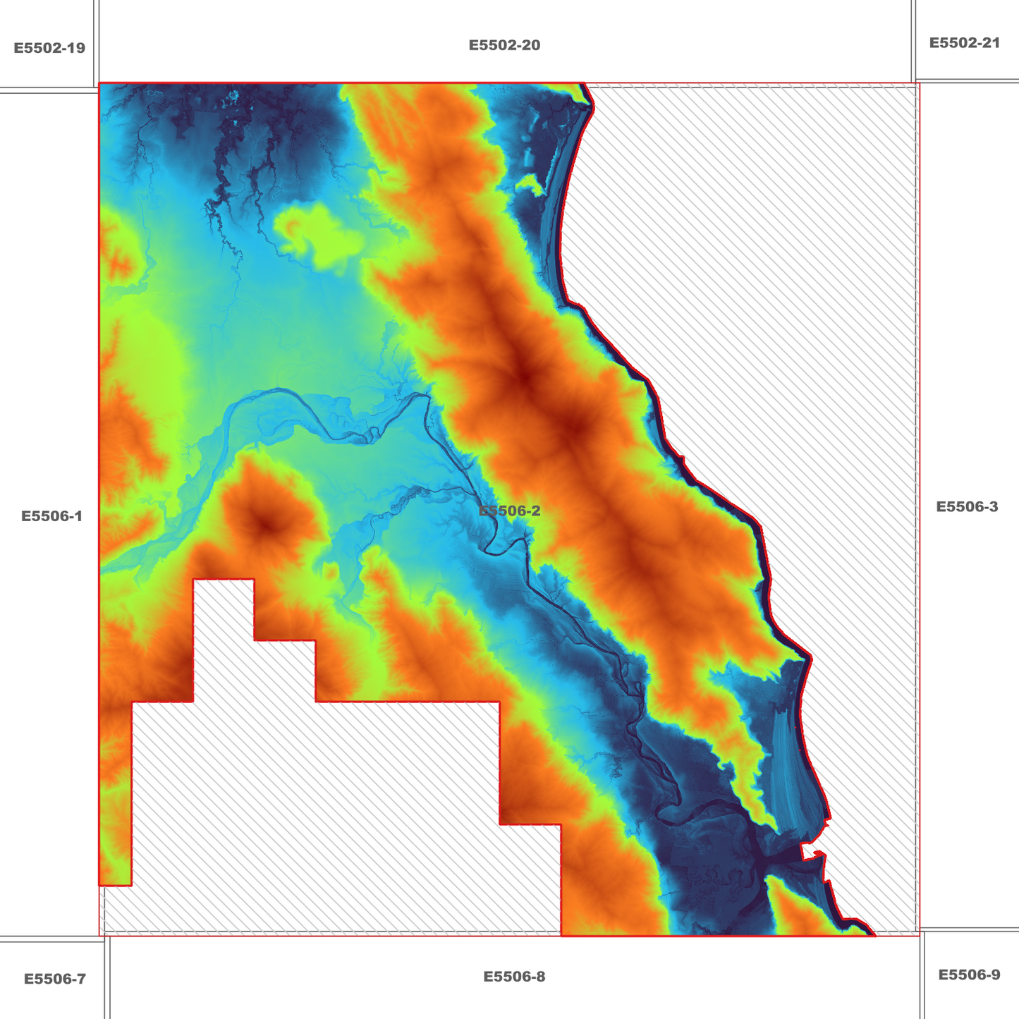 Yarrabah 1m Digital Elevation Model (E5506-2)