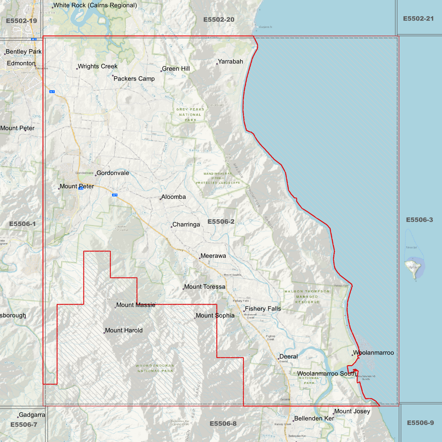 Yarrabah 1m Digital Elevation Model (E5506-2)