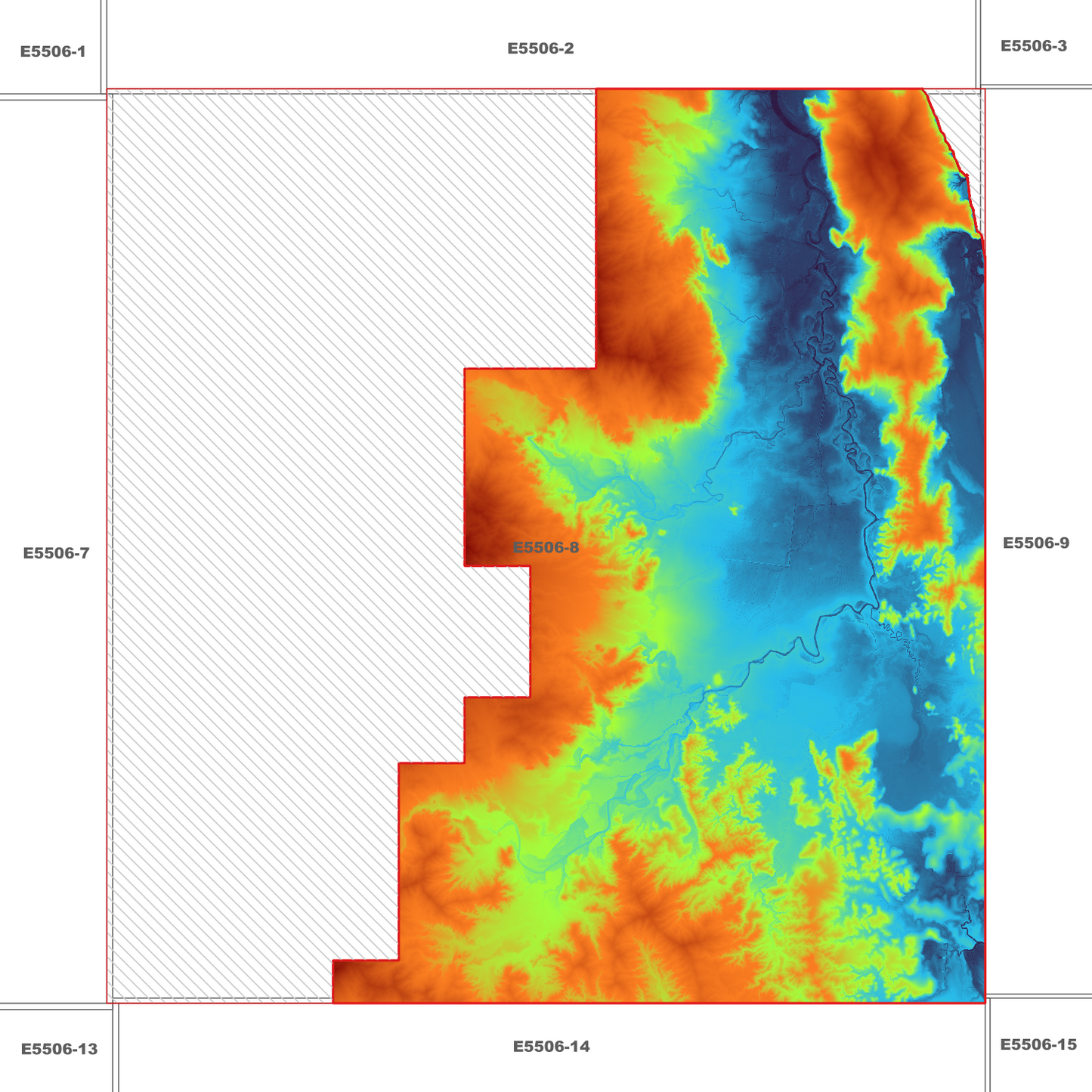 Bartle Frere 1m Digital Elevation Model (E5506-8)