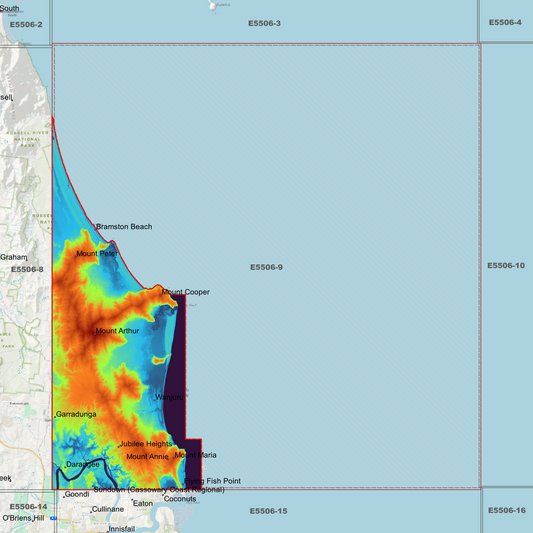 Wanjuru 1m Digital Elevation Model (E5506-9)