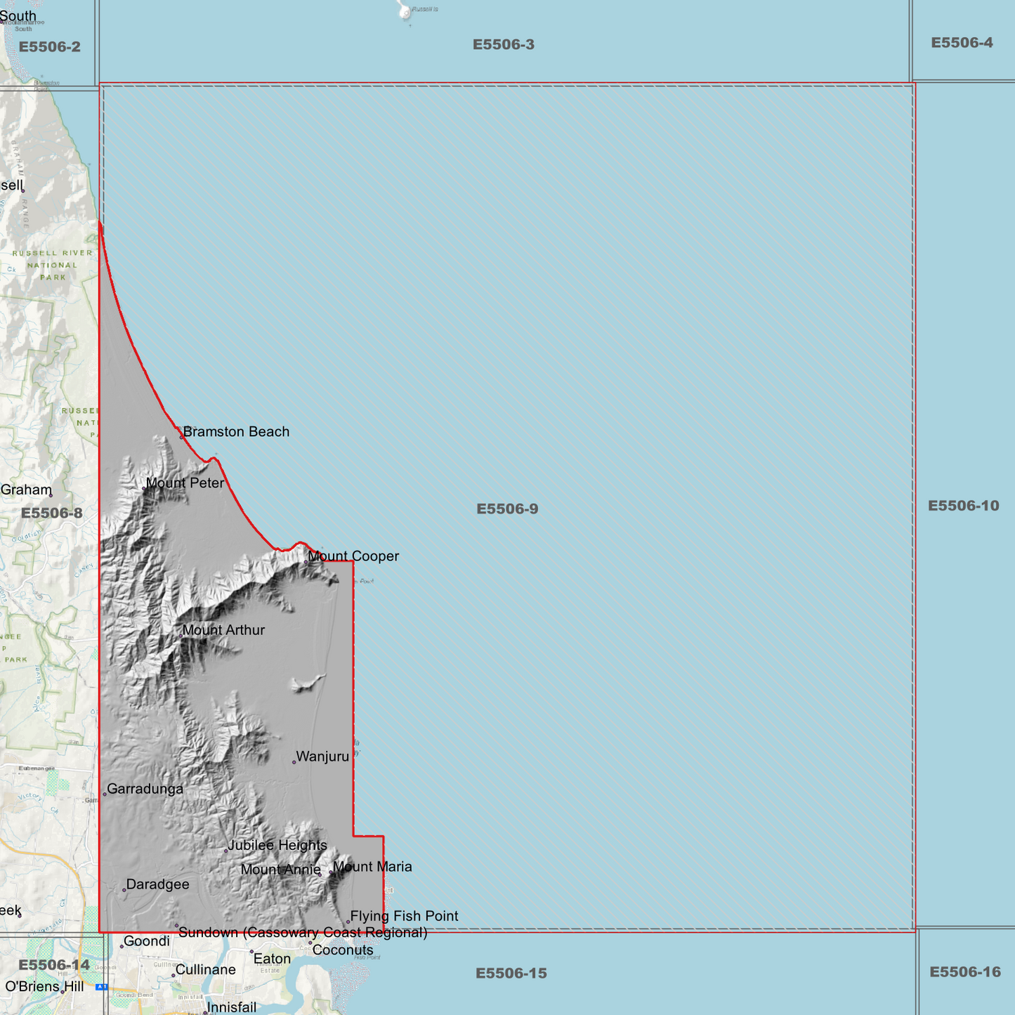 Wanjuru 1m Digital Elevation Model (E5506-9)