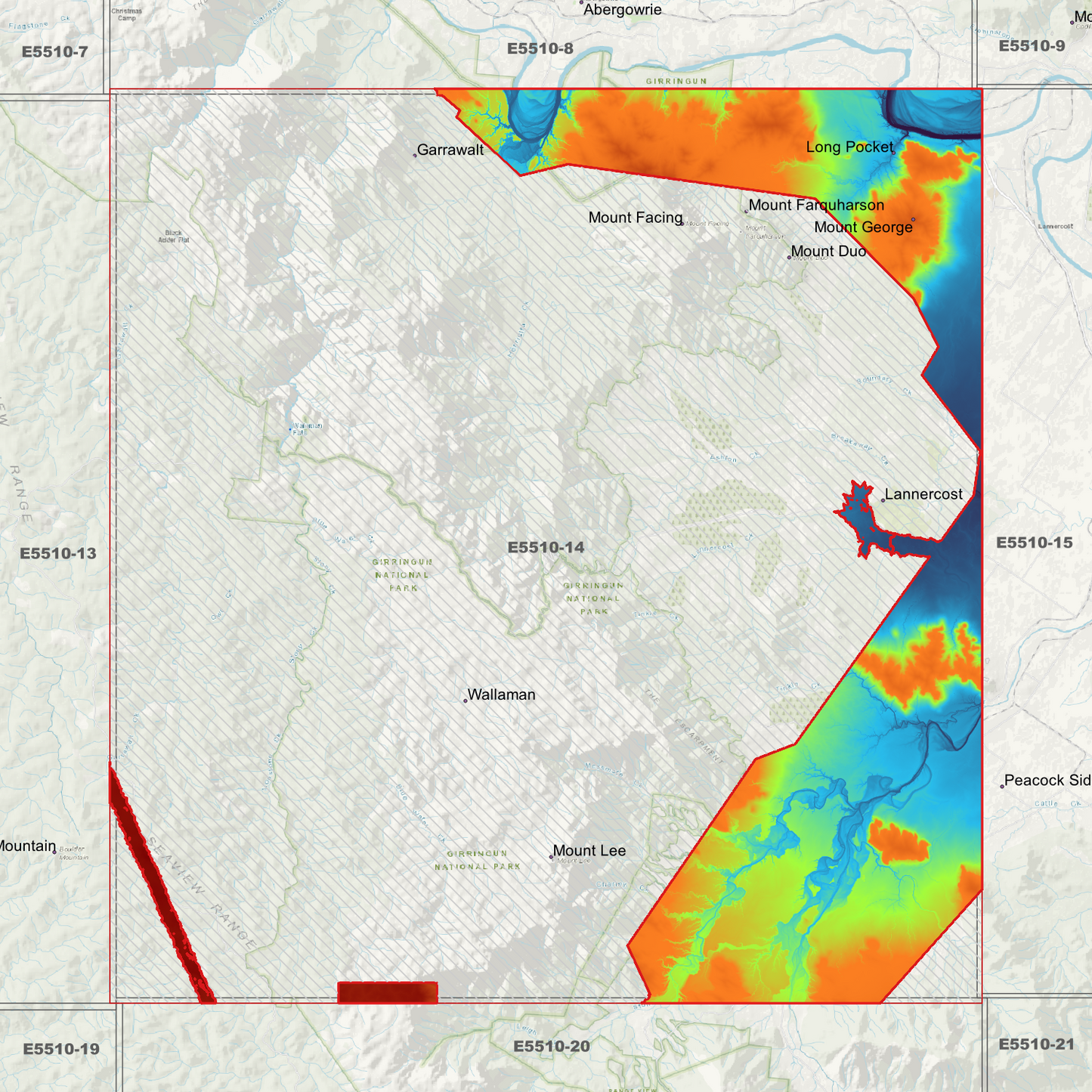 Wallaman 1m Digital Elevation Model (E5510-14)
