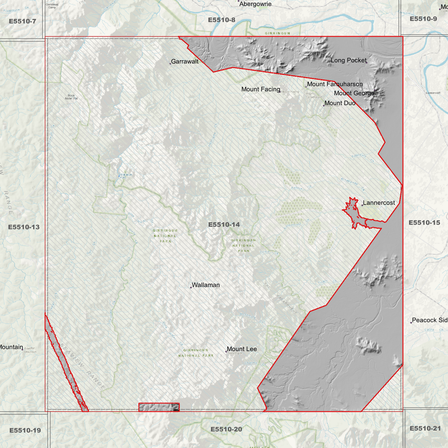 Wallaman 1m Digital Elevation Model (E5510-14)