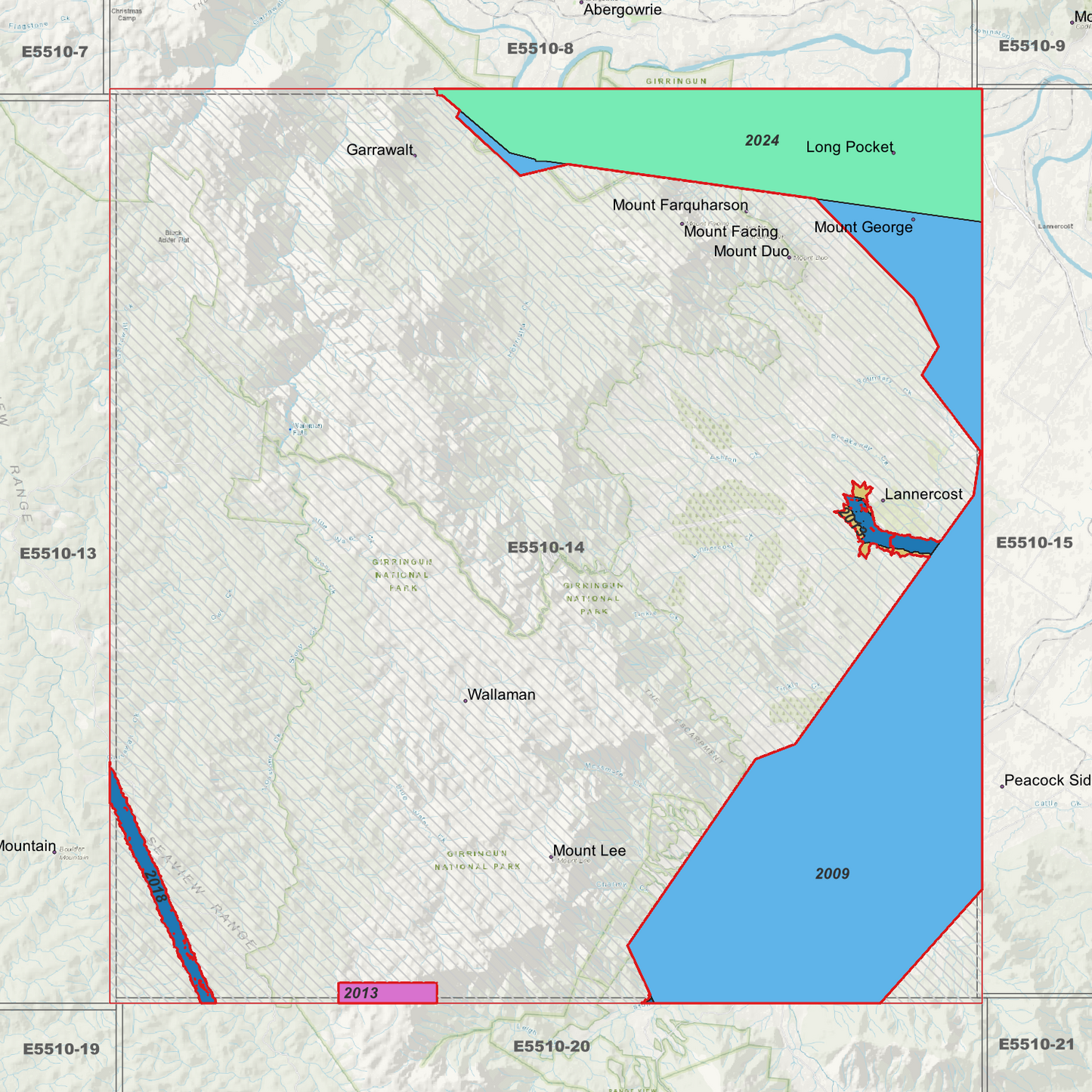 Wallaman 1m Digital Elevation Model (E5510-14)