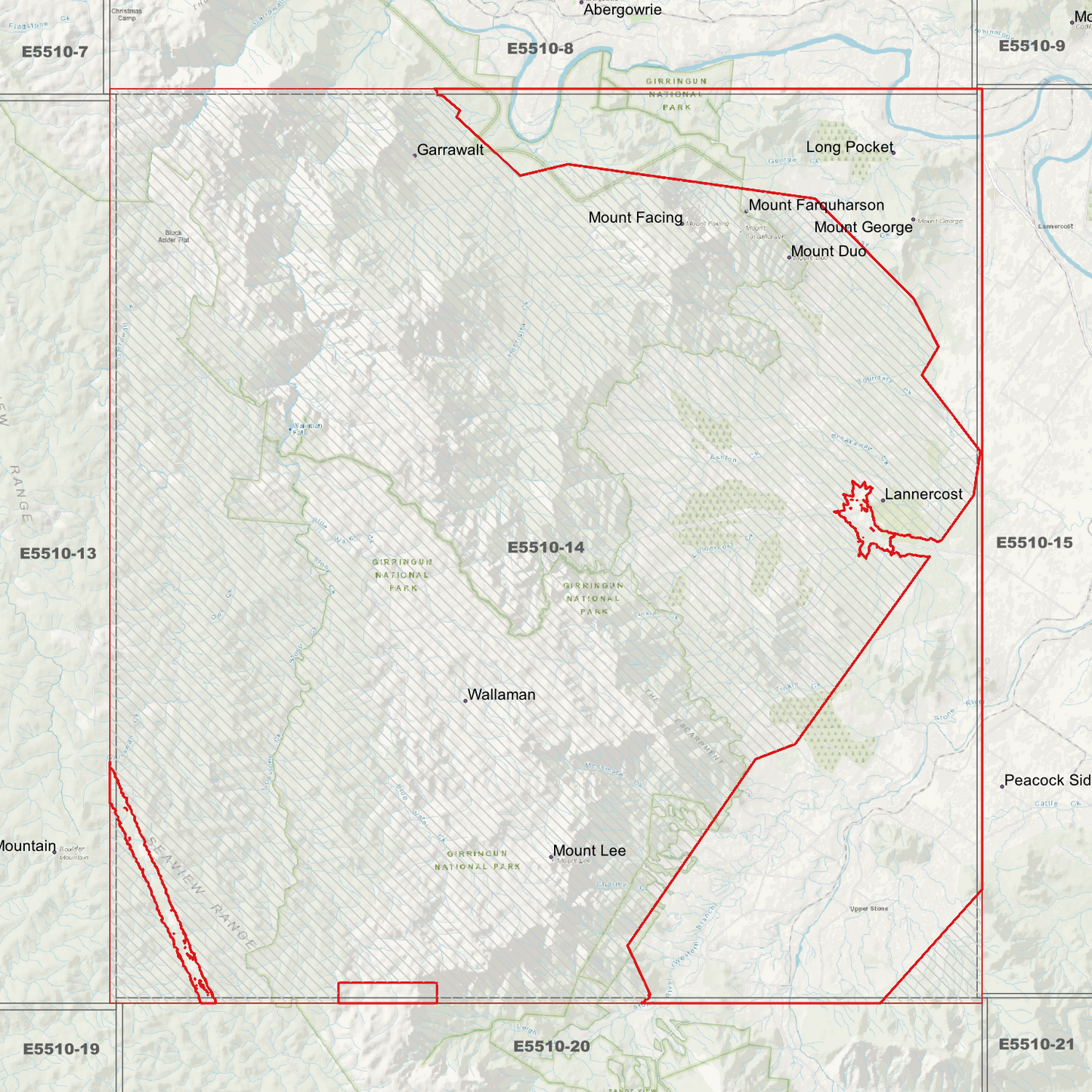 Wallaman 1m Digital Elevation Model (E5510-14)