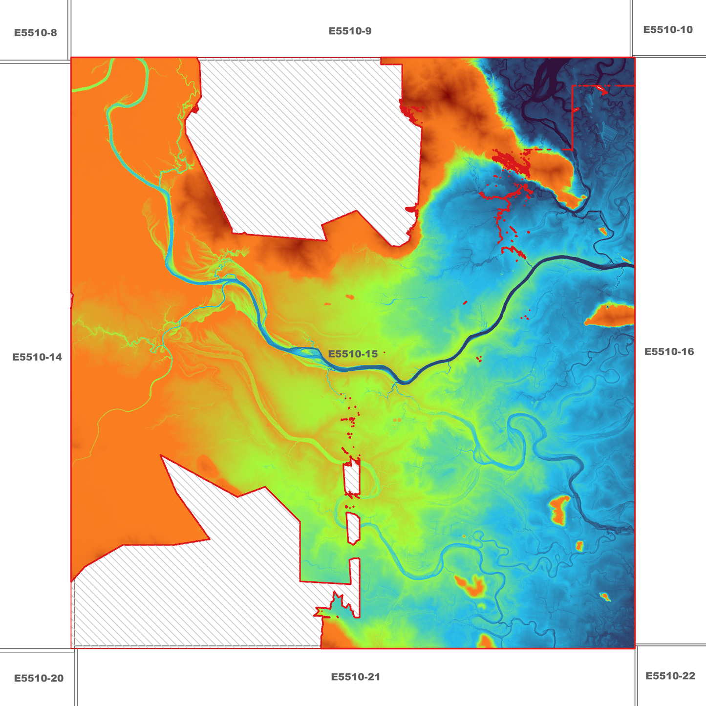 Ingham 1m Digital Elevation Model (E5510-15)