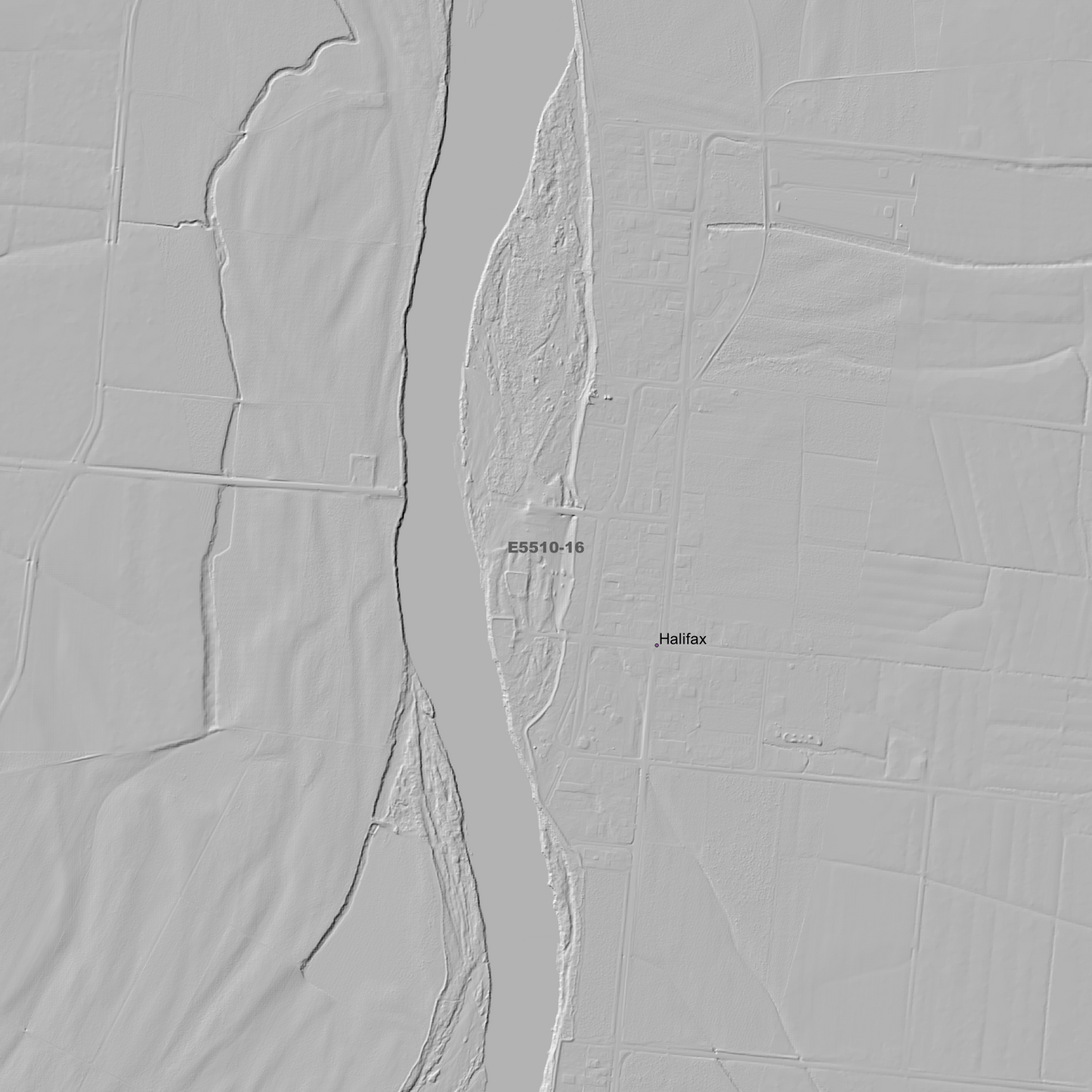 Lucinda 1m Digital Elevation Model (E5510-16)