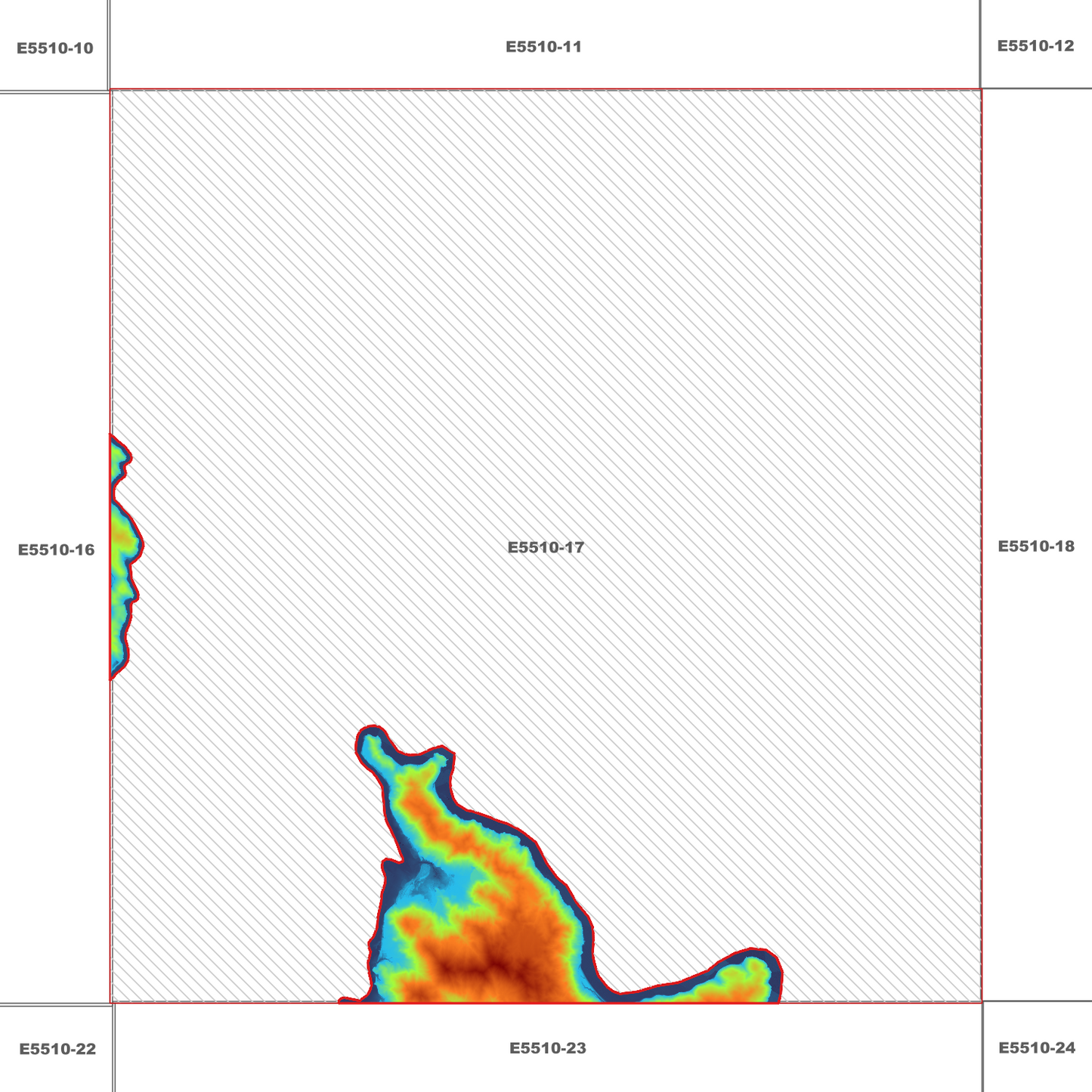 Palm Island North 1m Digital Elevation Model (E5510-17)