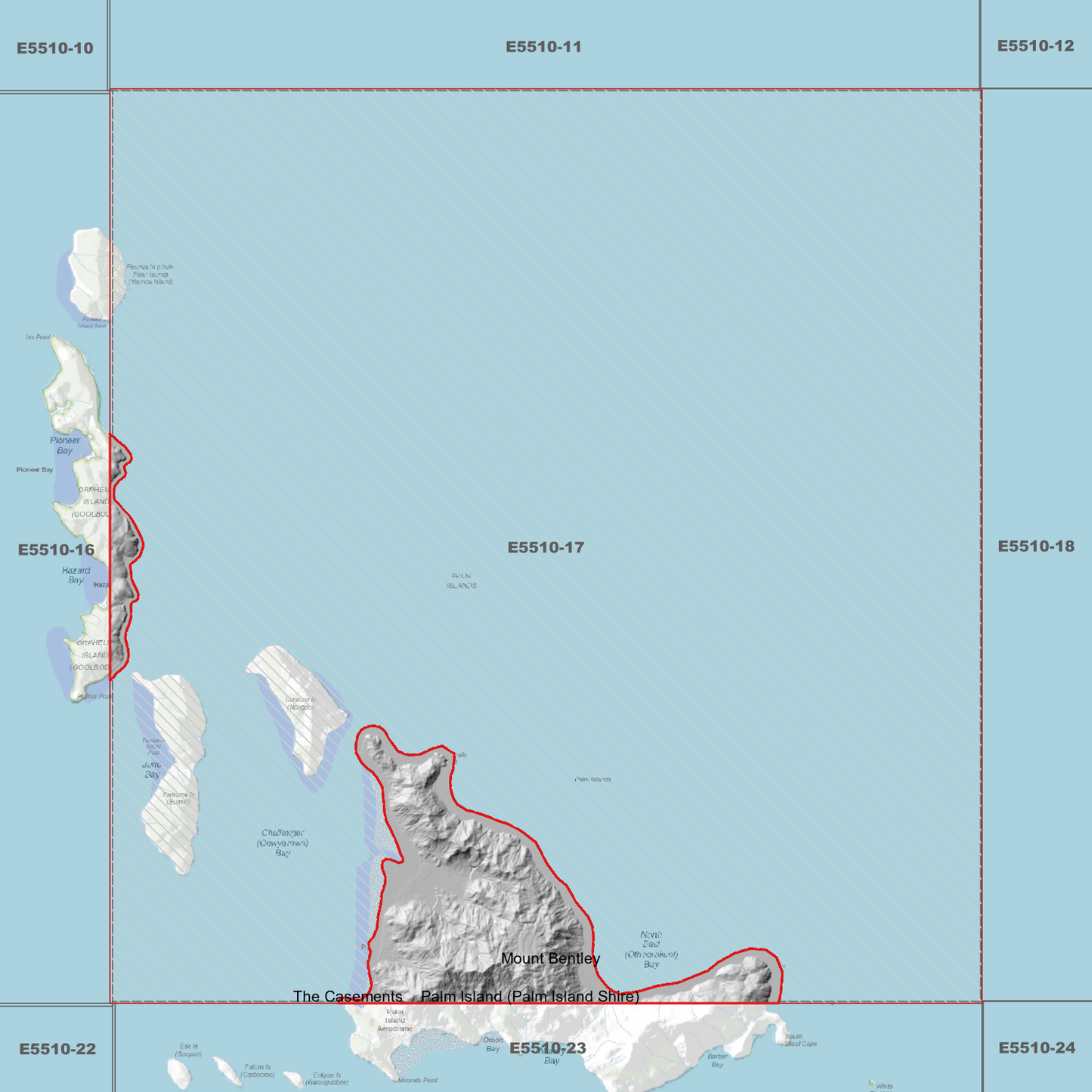 Palm Island North 1m Digital Elevation Model (E5510-17)