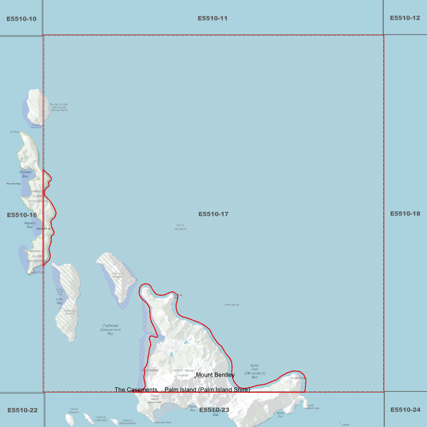 Palm Island North 1m Digital Elevation Model (E5510-17)