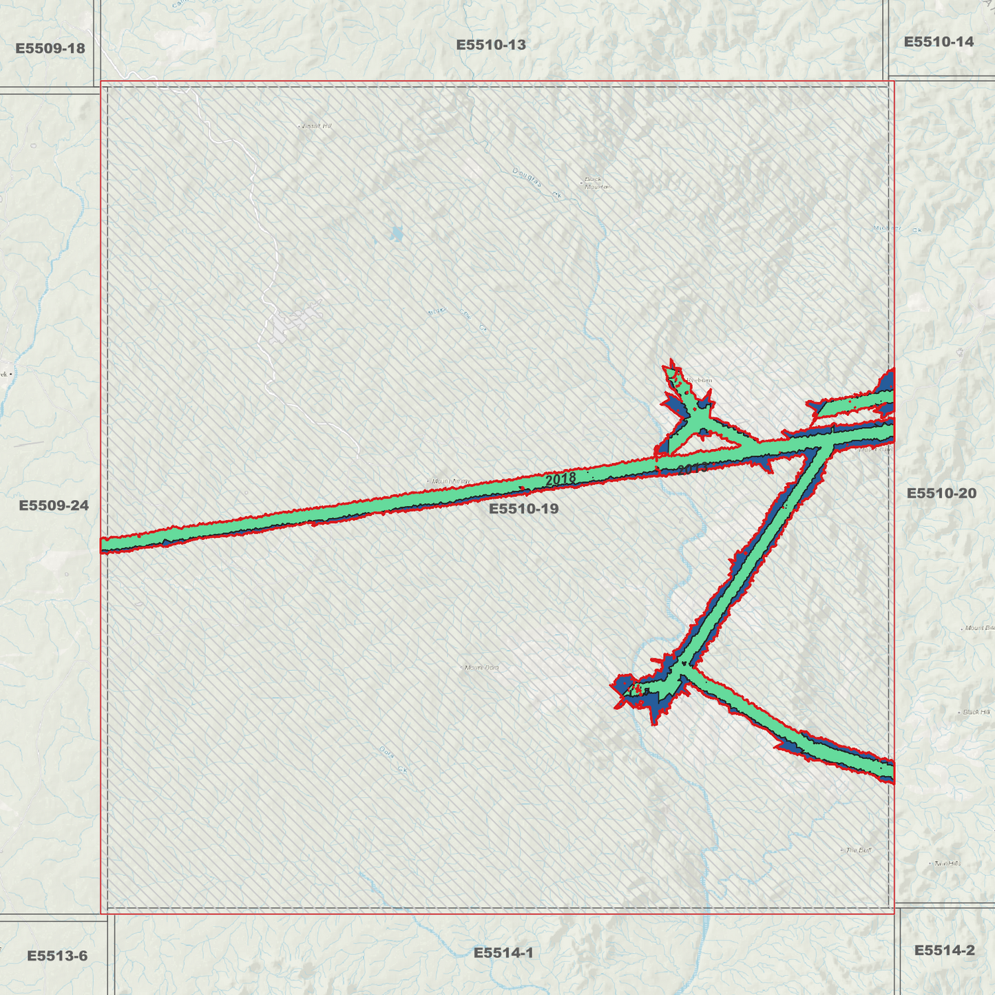 Mount Dora 1m Digital Elevation Model (E5510-19)