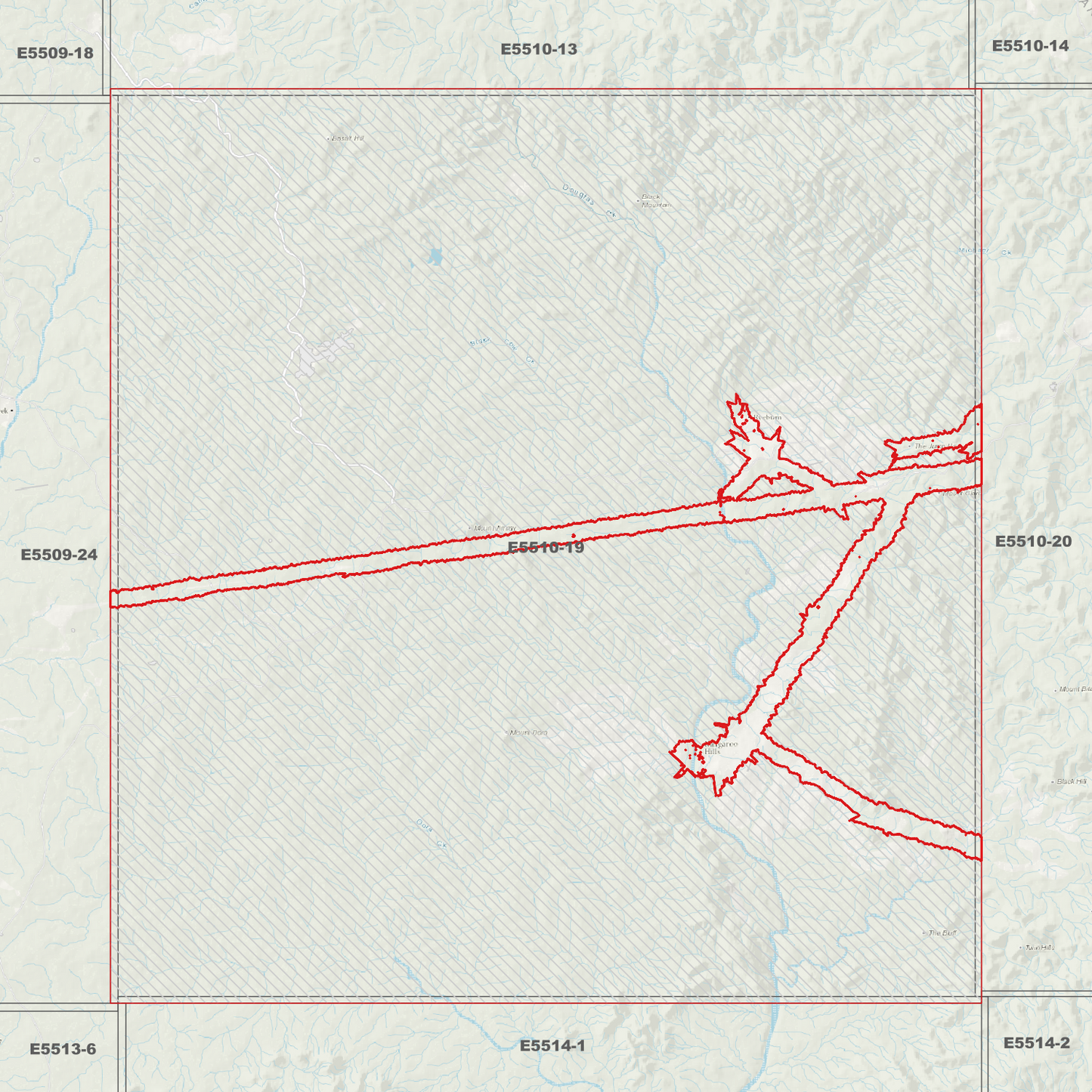 Mount Dora 1m Digital Elevation Model (E5510-19)