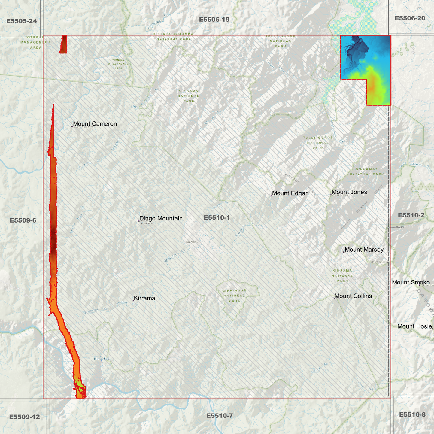 Kirrama 1m Digital Elevation Model (E5510-1)