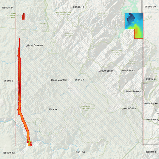 Kirrama 1m Digital Elevation Model (E5510-1)