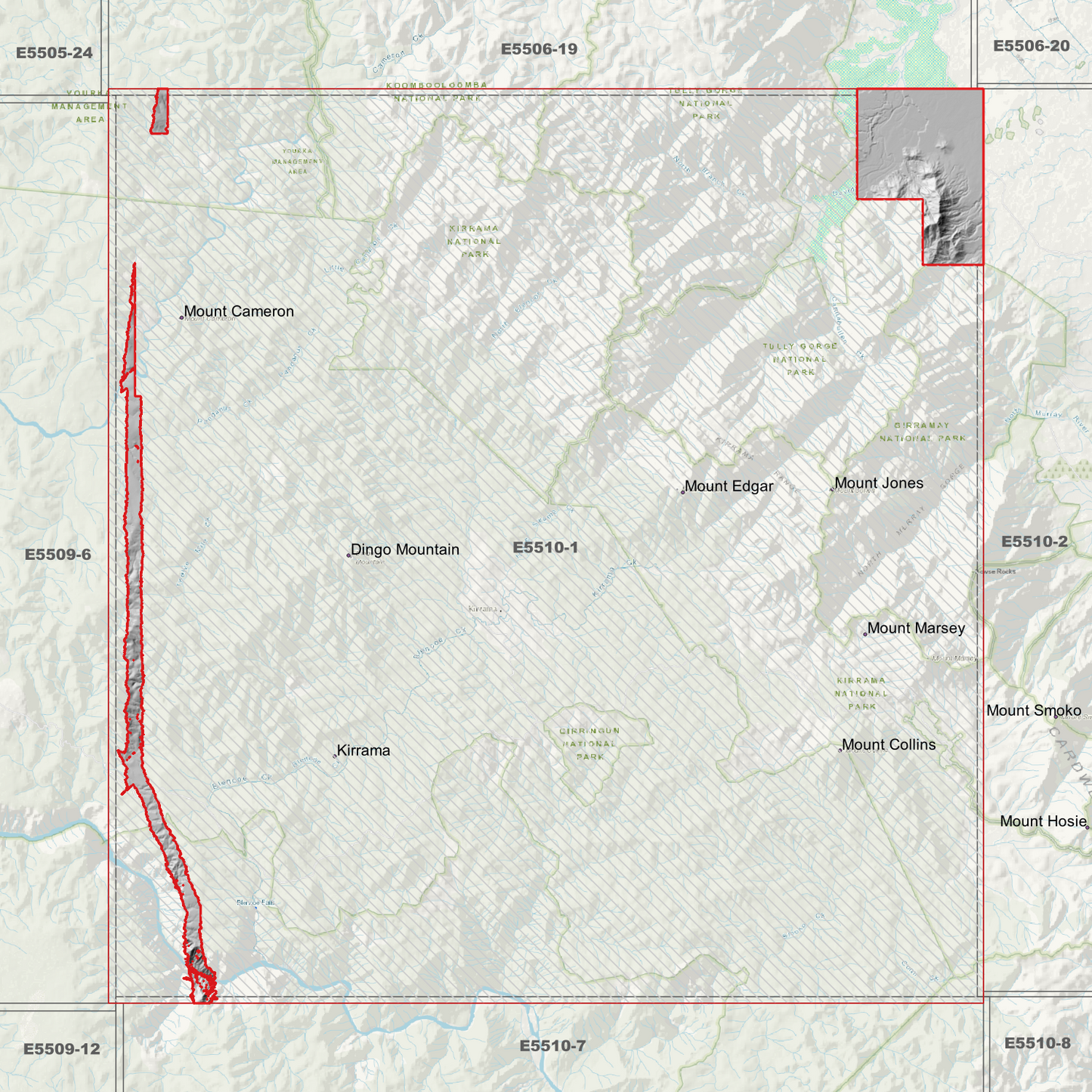 Kirrama 1m Digital Elevation Model (E5510-1)
