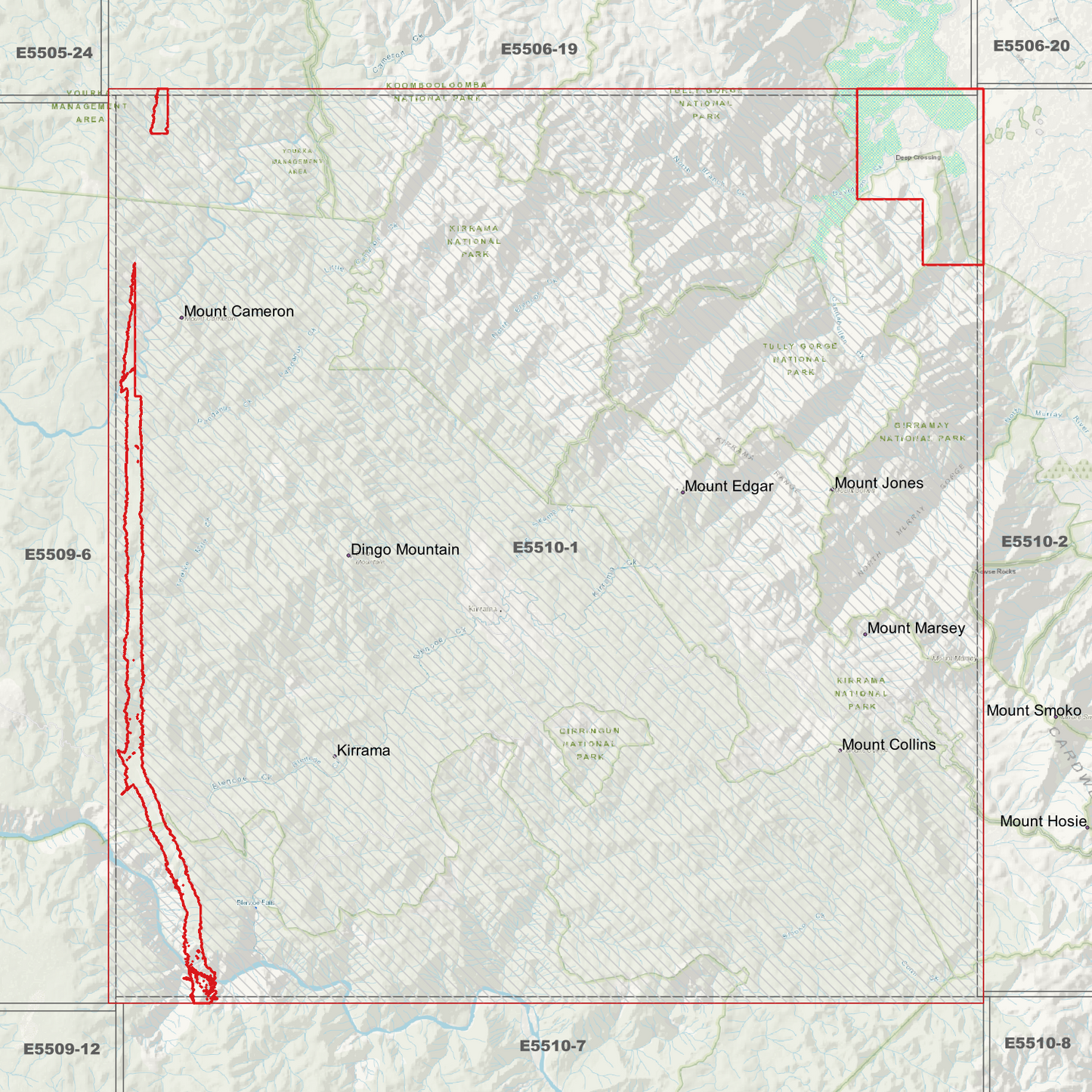 Kirrama 1m Digital Elevation Model (E5510-1)