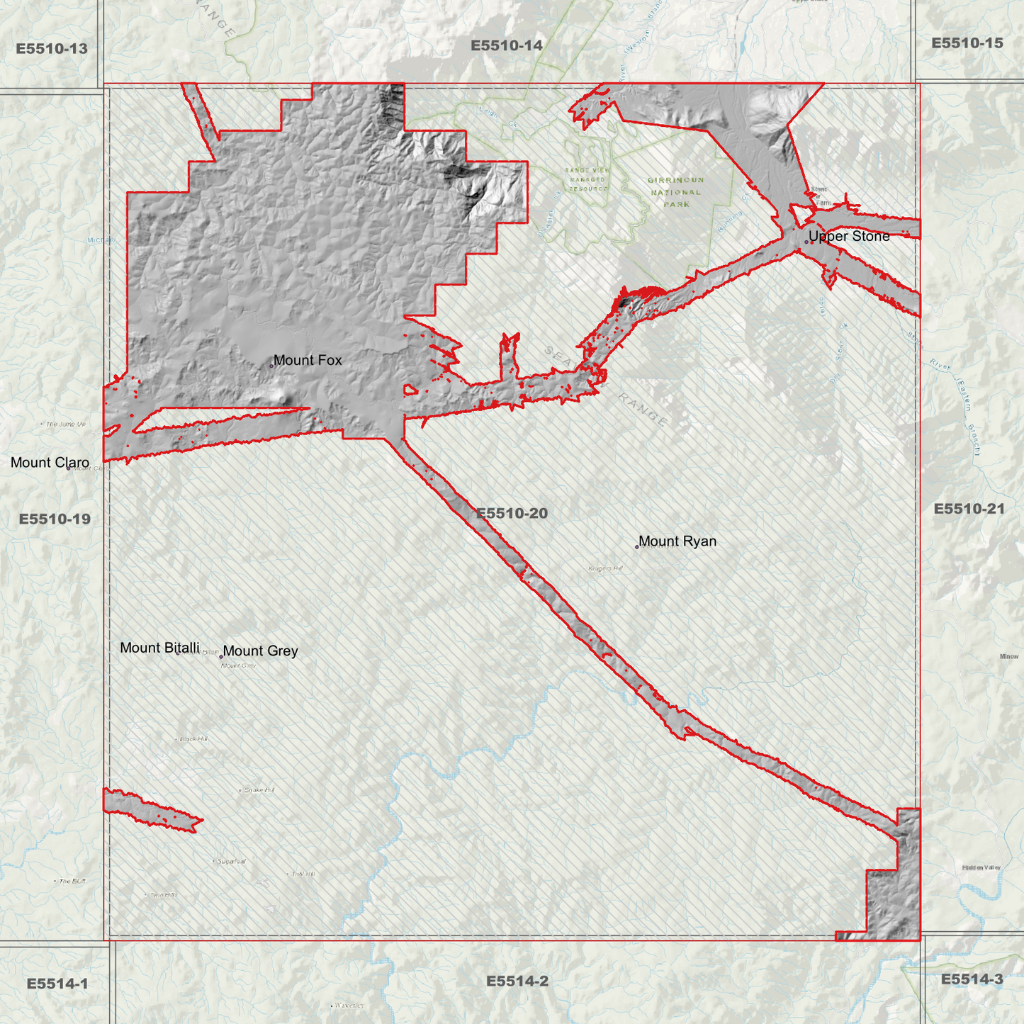 Mount Fox 1m Digital Elevation Model (E5510-20)
