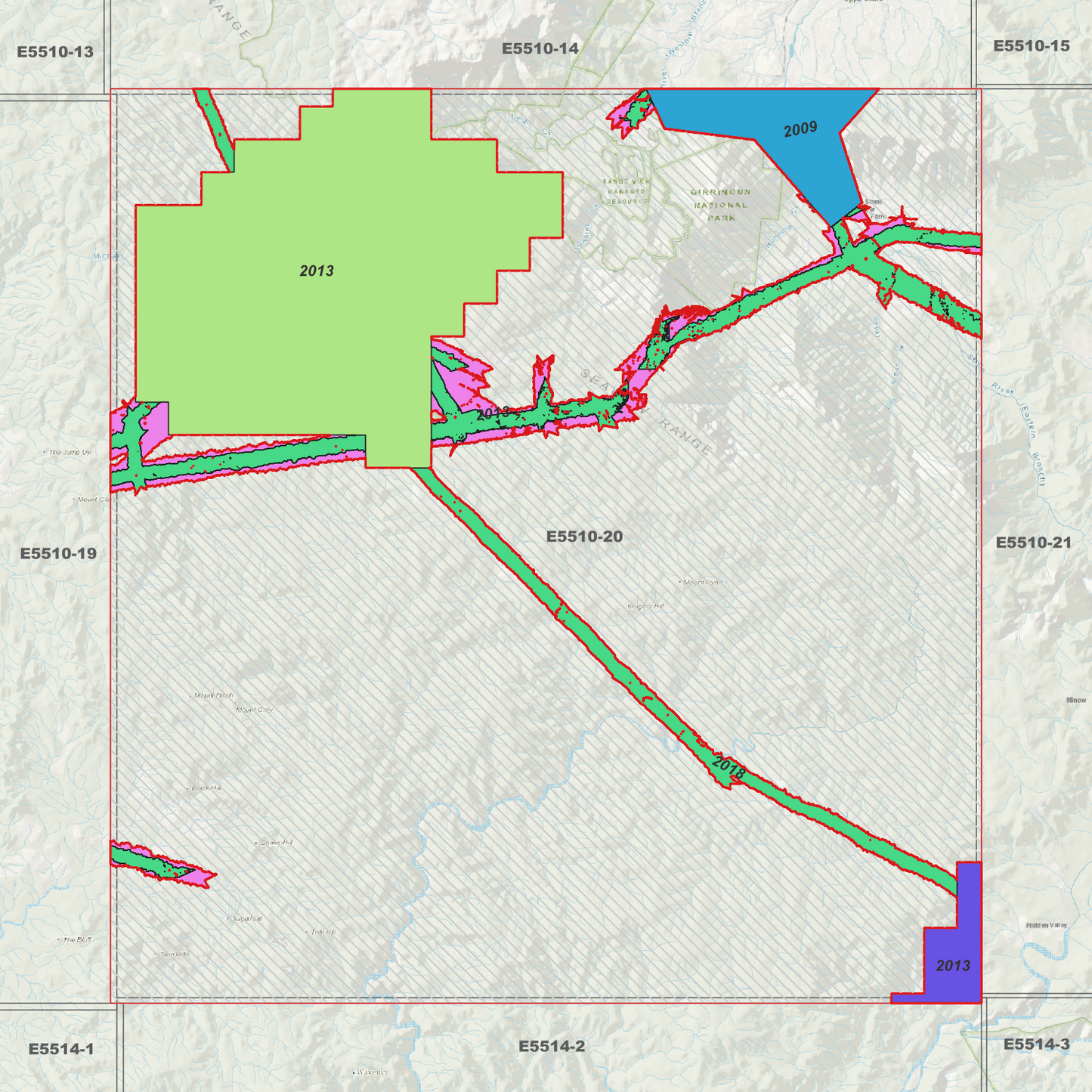 Mount Fox 1m Digital Elevation Model (E5510-20)