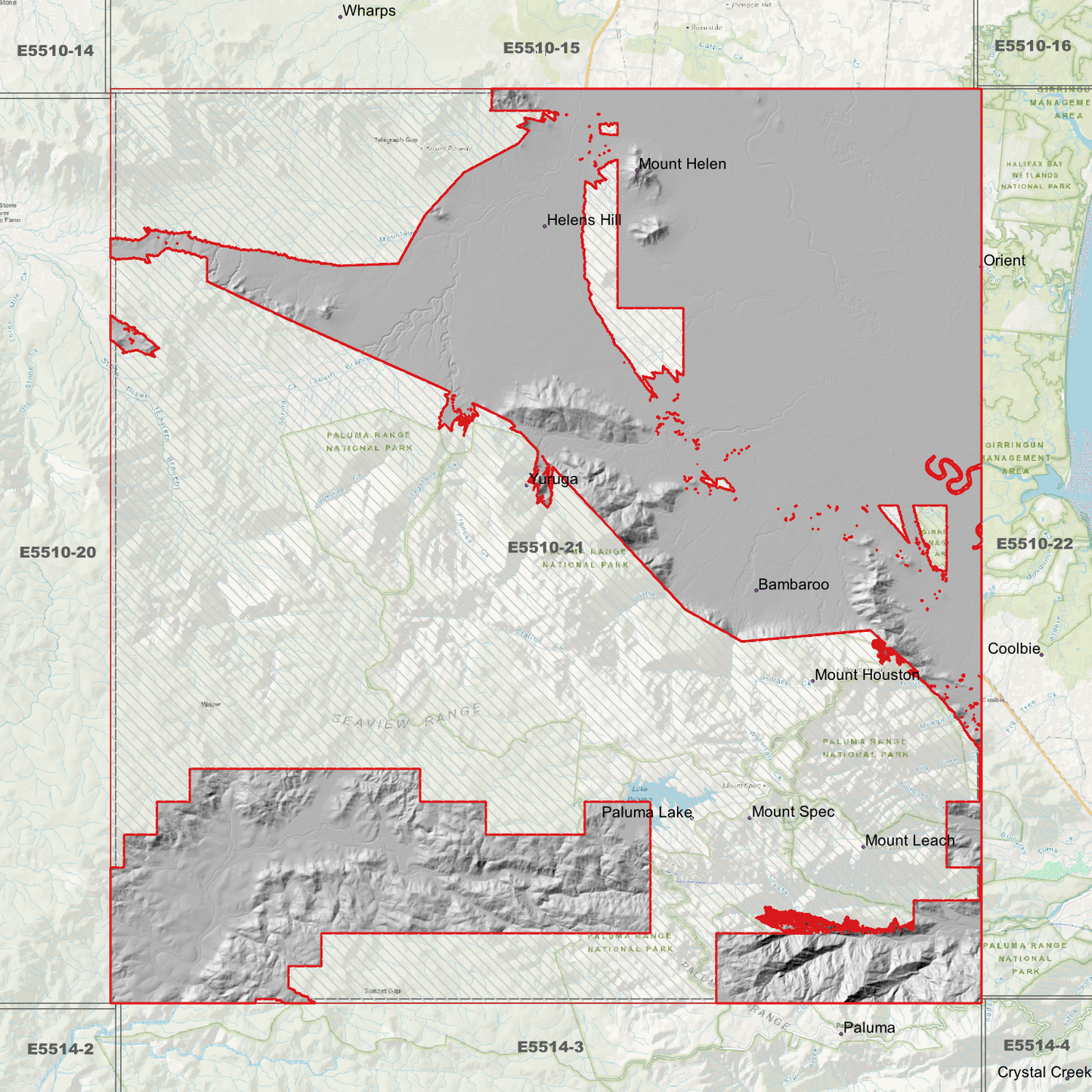 Yuruga 1m Digital Elevation Model (E5510-21)