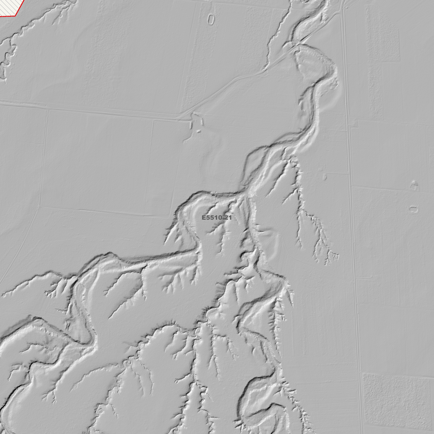 Yuruga 1m Digital Elevation Model (E5510-21)