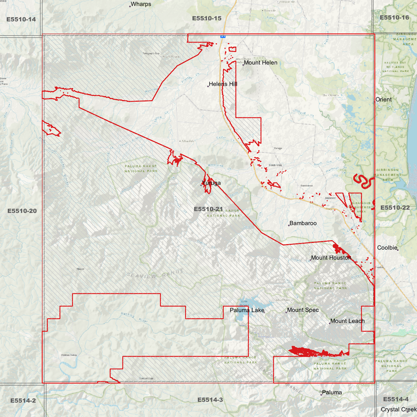 Yuruga 1m Digital Elevation Model (E5510-21)