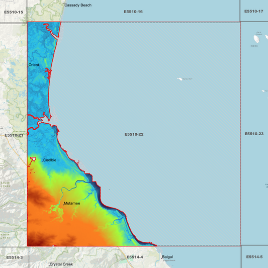 Mutarneee 1m Digital Elevation Model (E5510-22)