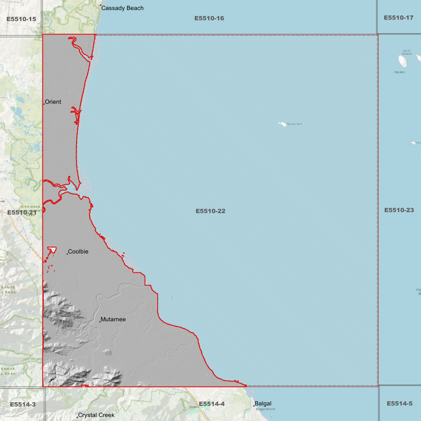 Mutarneee 1m Digital Elevation Model (E5510-22)