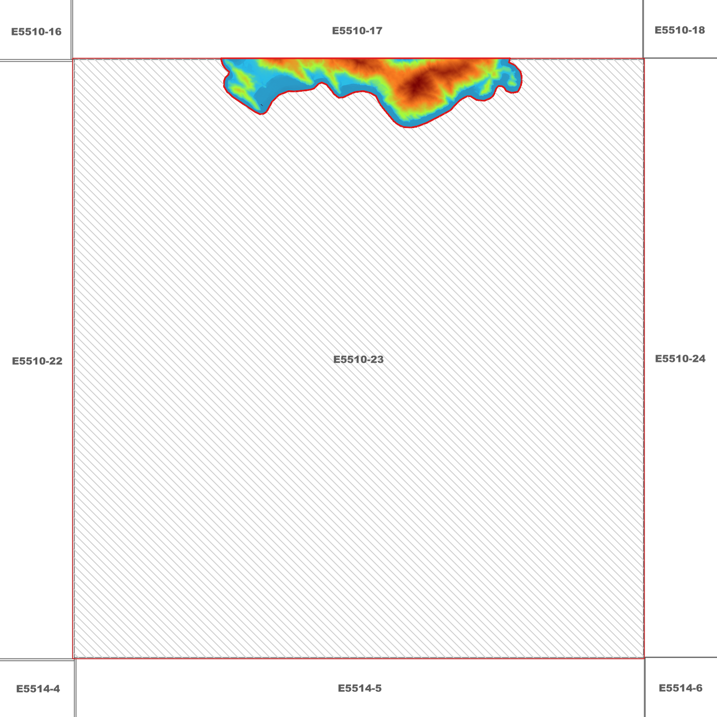Palm Island South 1m Digital Elevation Model (E5510-23)